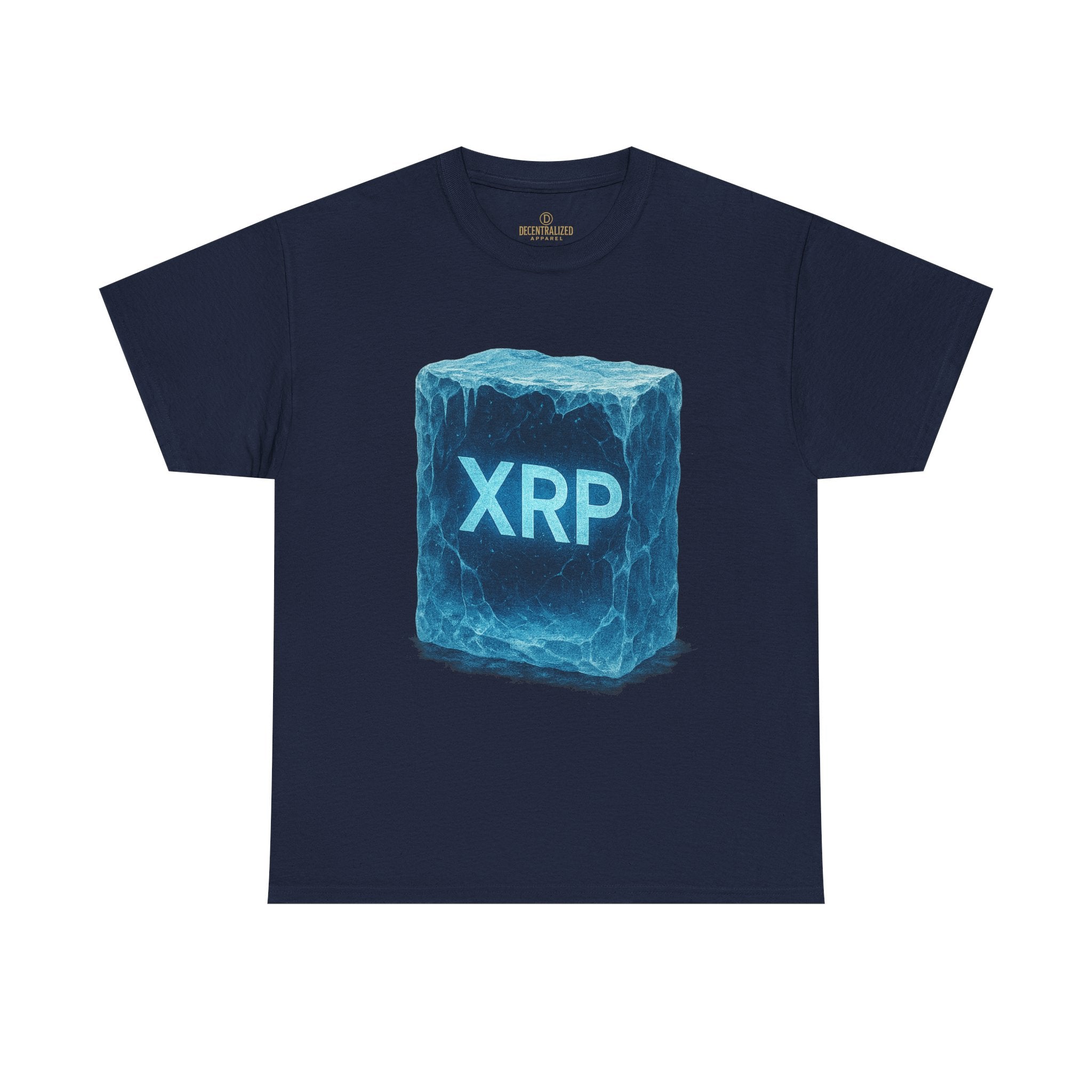 XRP Ice Block Tee — Crypto Ripple Logo T-Shirt