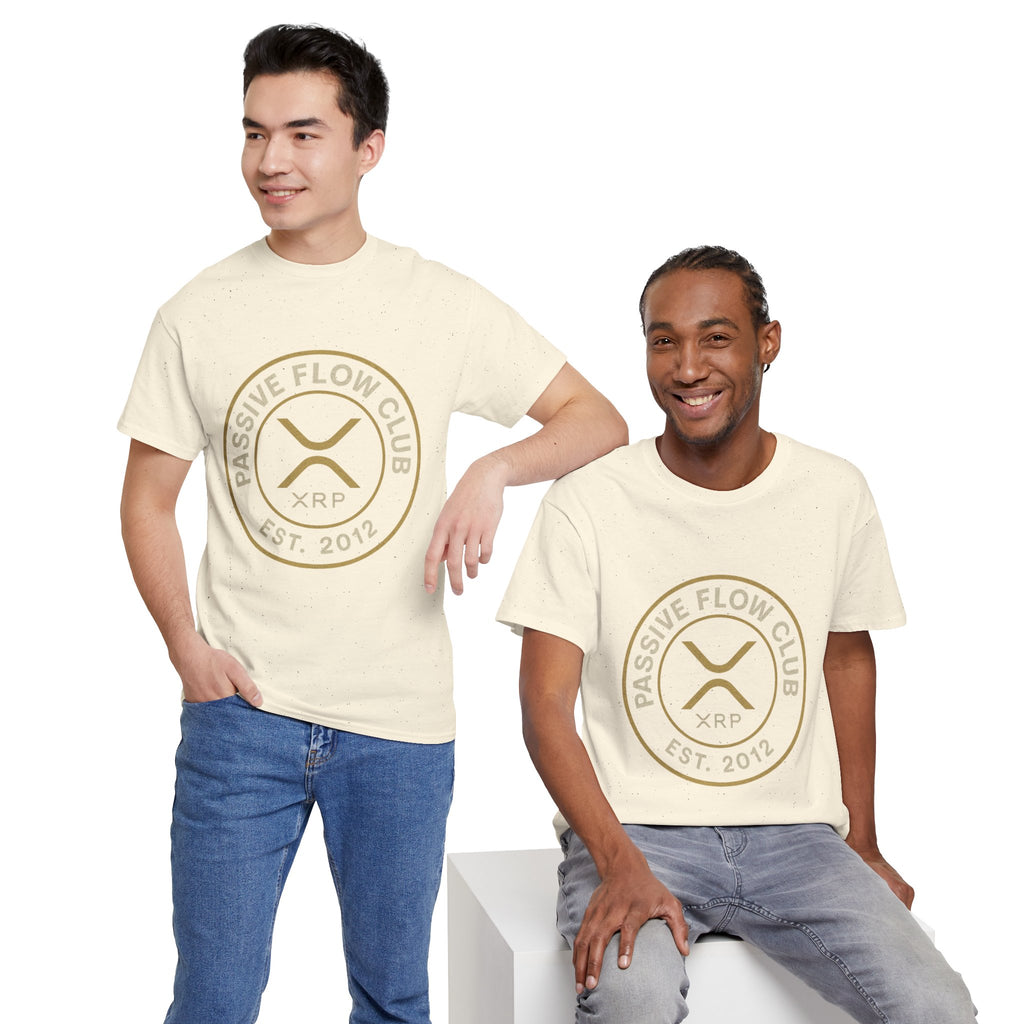 XRP Passive Flow Club T‑Shirt — Crypto Logo Tee (Est. 2012)