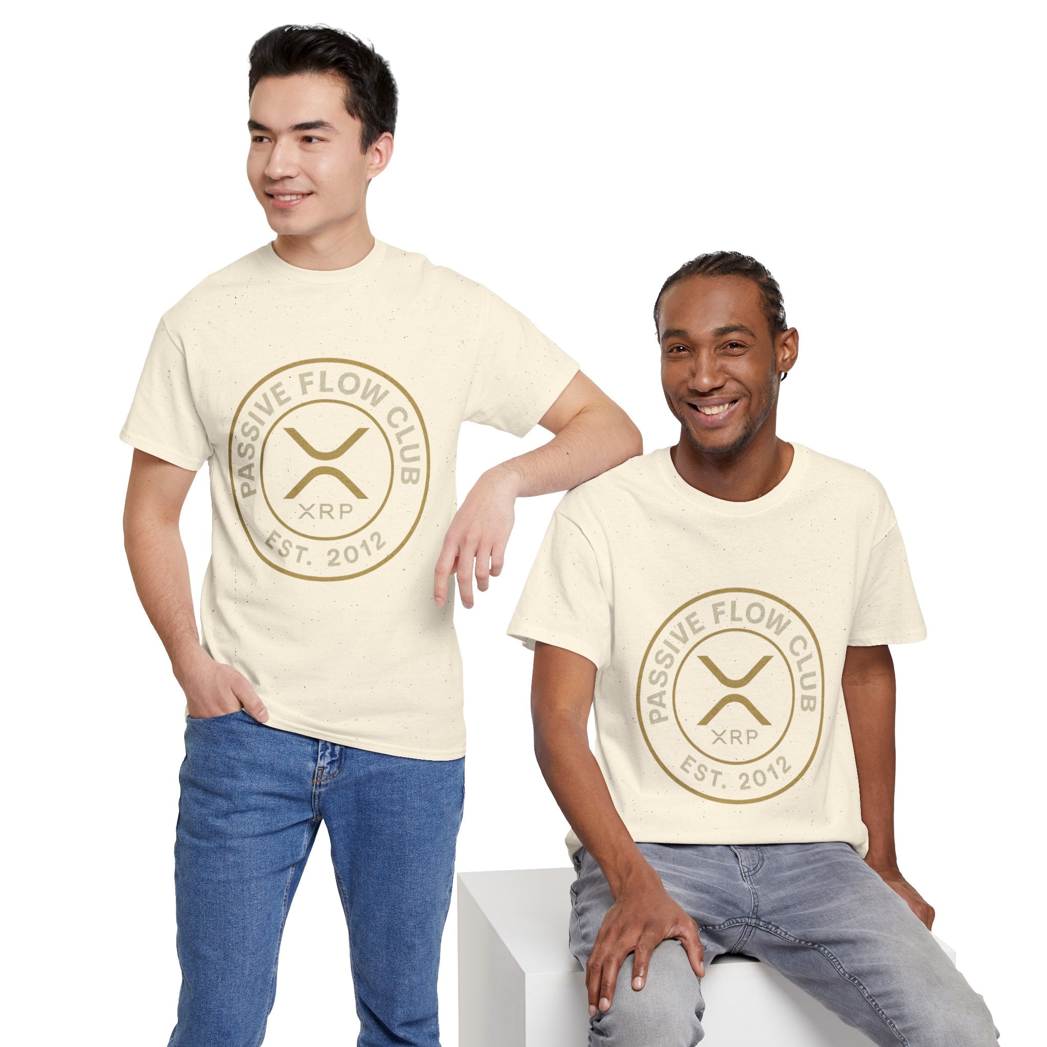 XRP Passive Flow Club T‑Shirt — Crypto Logo Tee (Est. 2012)