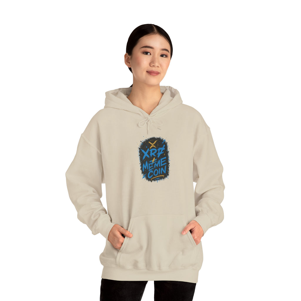 XRP Meme Coin Hoodie – Crypto Graffiti Logo Pullover