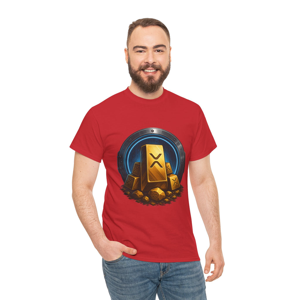 Crypto Gold Bars T-Shirt — Ripple (XRP) Stack Graphic Tee