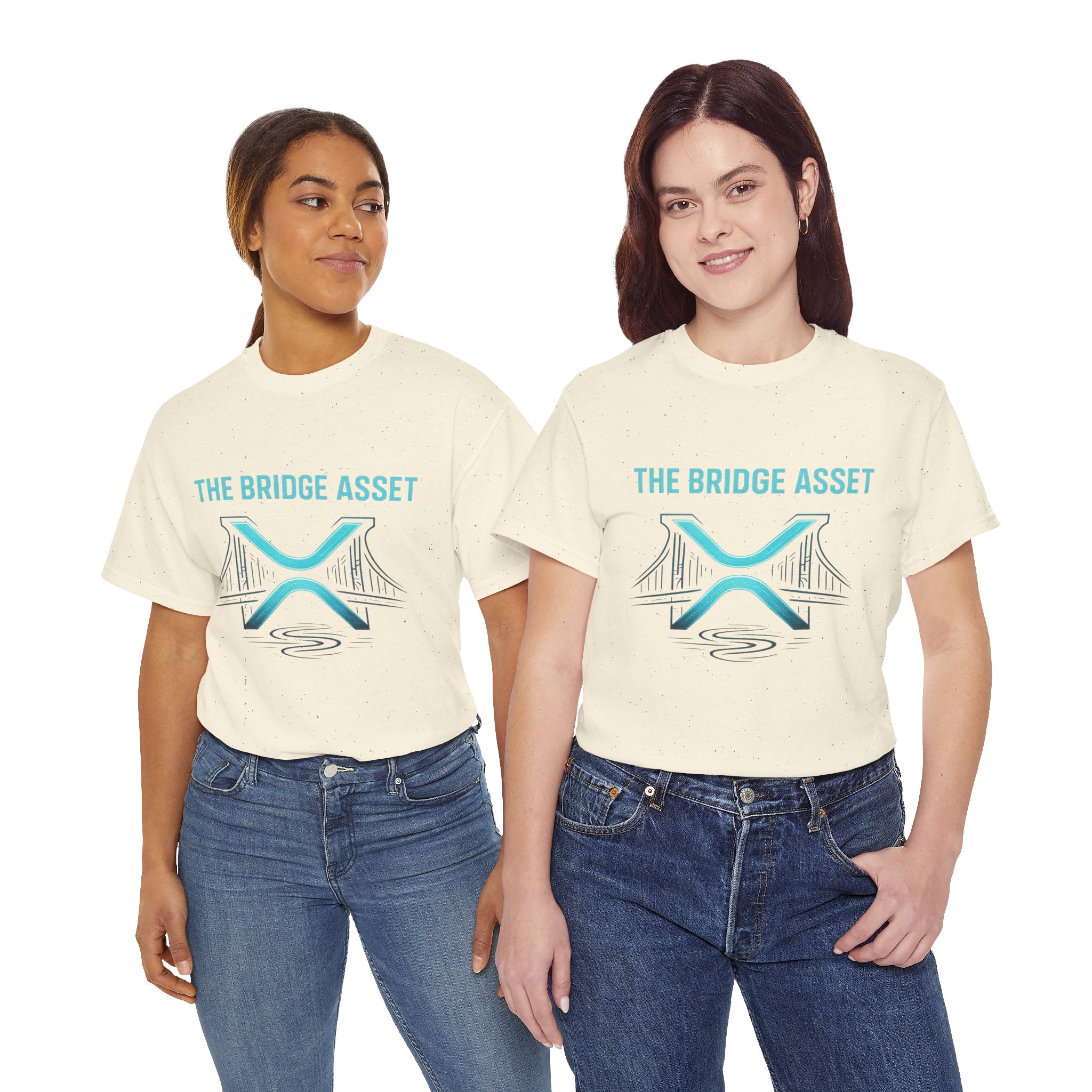 XRP 'The Bridge Asset' Graphic Tee — Crypto Ripple Logo Shirt