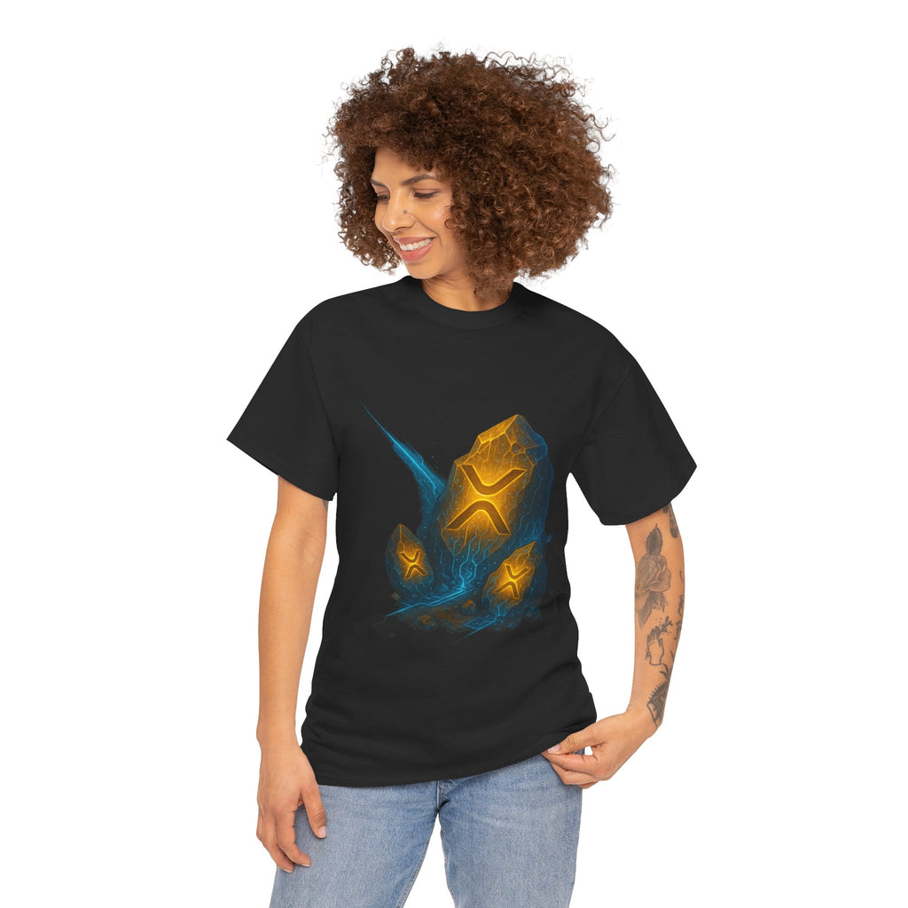 Rune Stone Graphic Tee — Glowing Mystic Rock T-Shirt