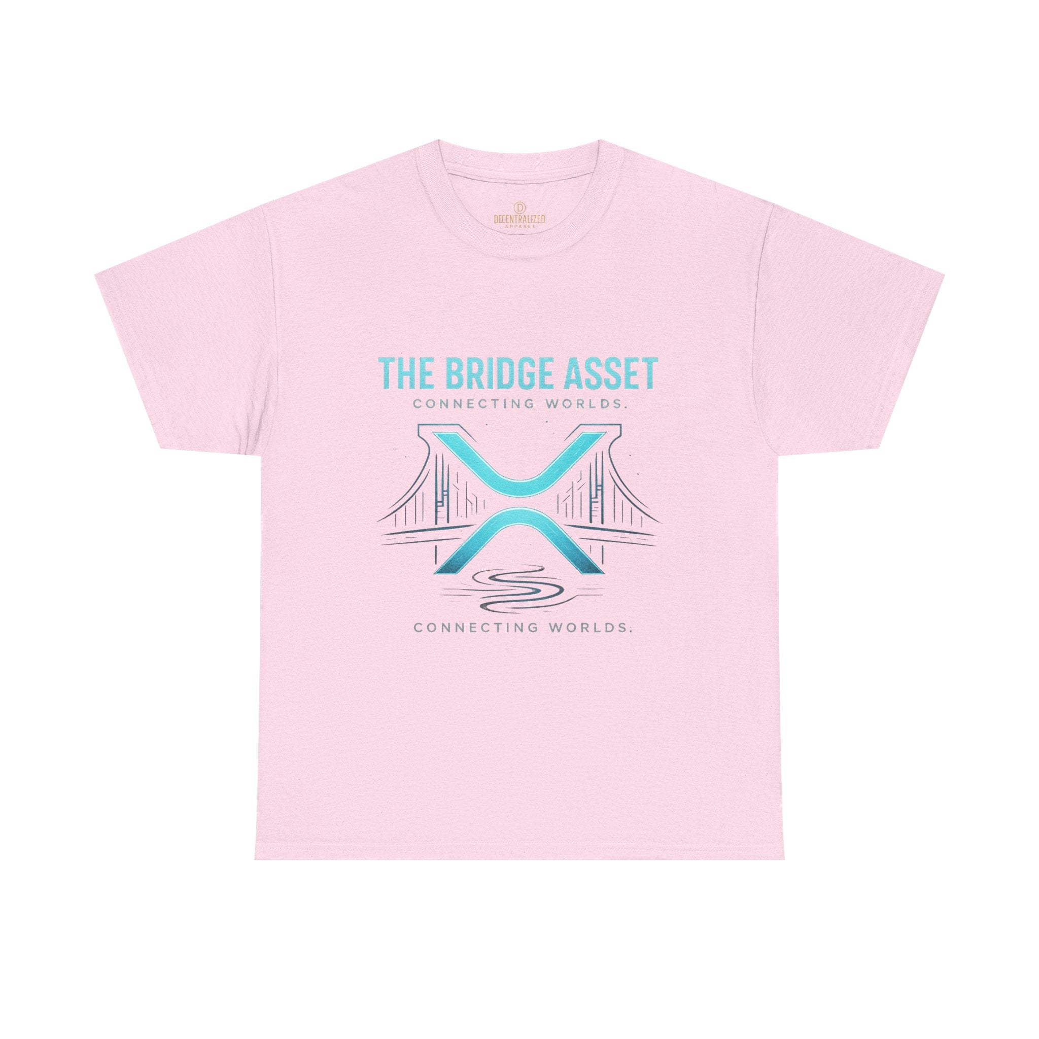 The Bridge Asset Tee – 'Connecting Worlds' Crypto Ripple X Logo T-Shirt