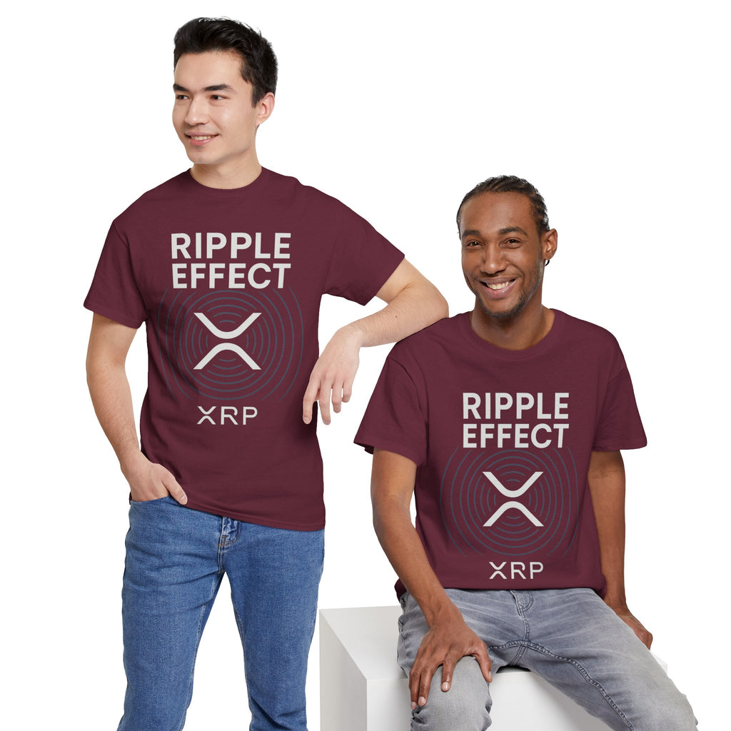Ripple Effect XRP Tee — Minimal Cryptocurrency Logo T-Shirt