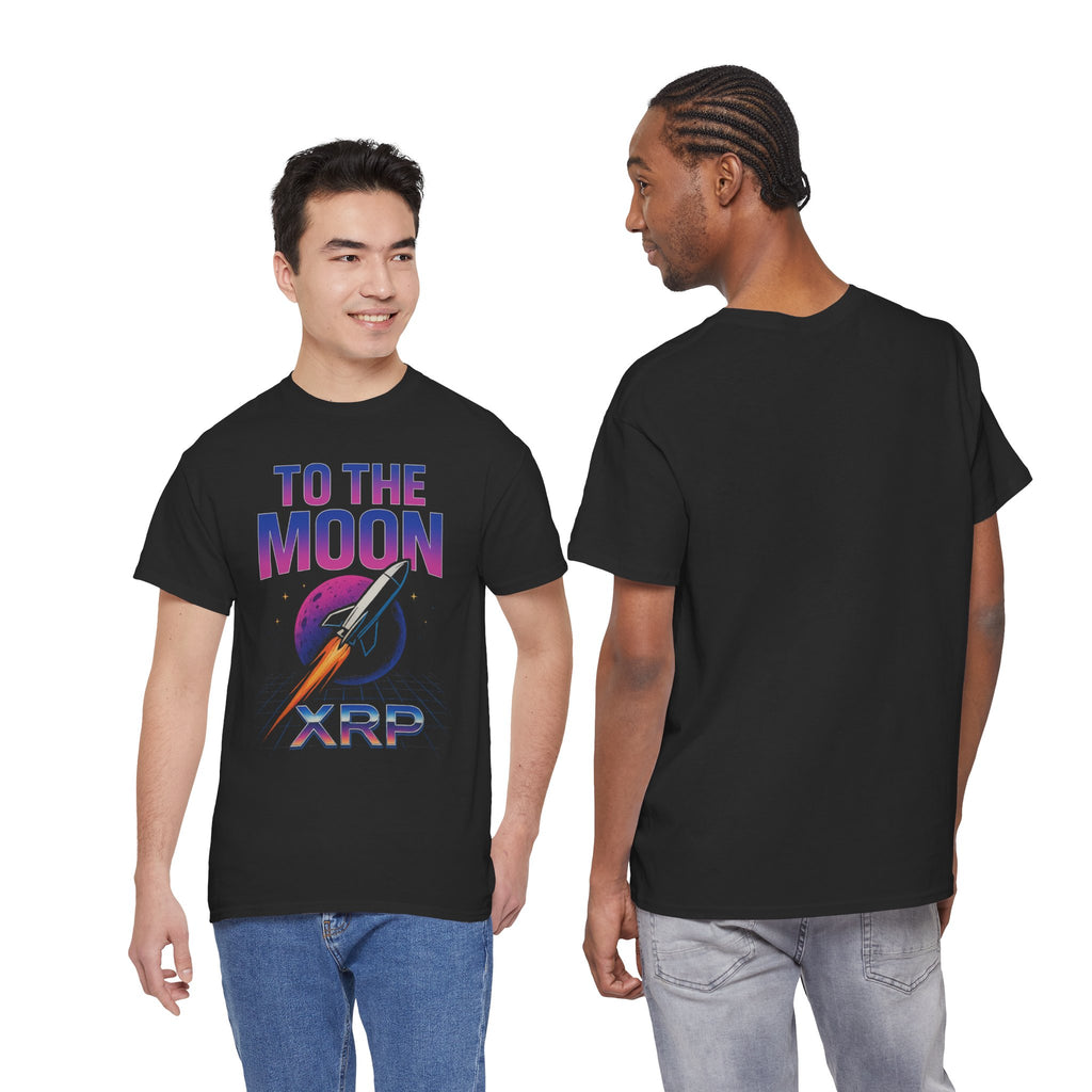 XRP 'To The Moon' T-Shirt — Crypto Investor Rocket Tee