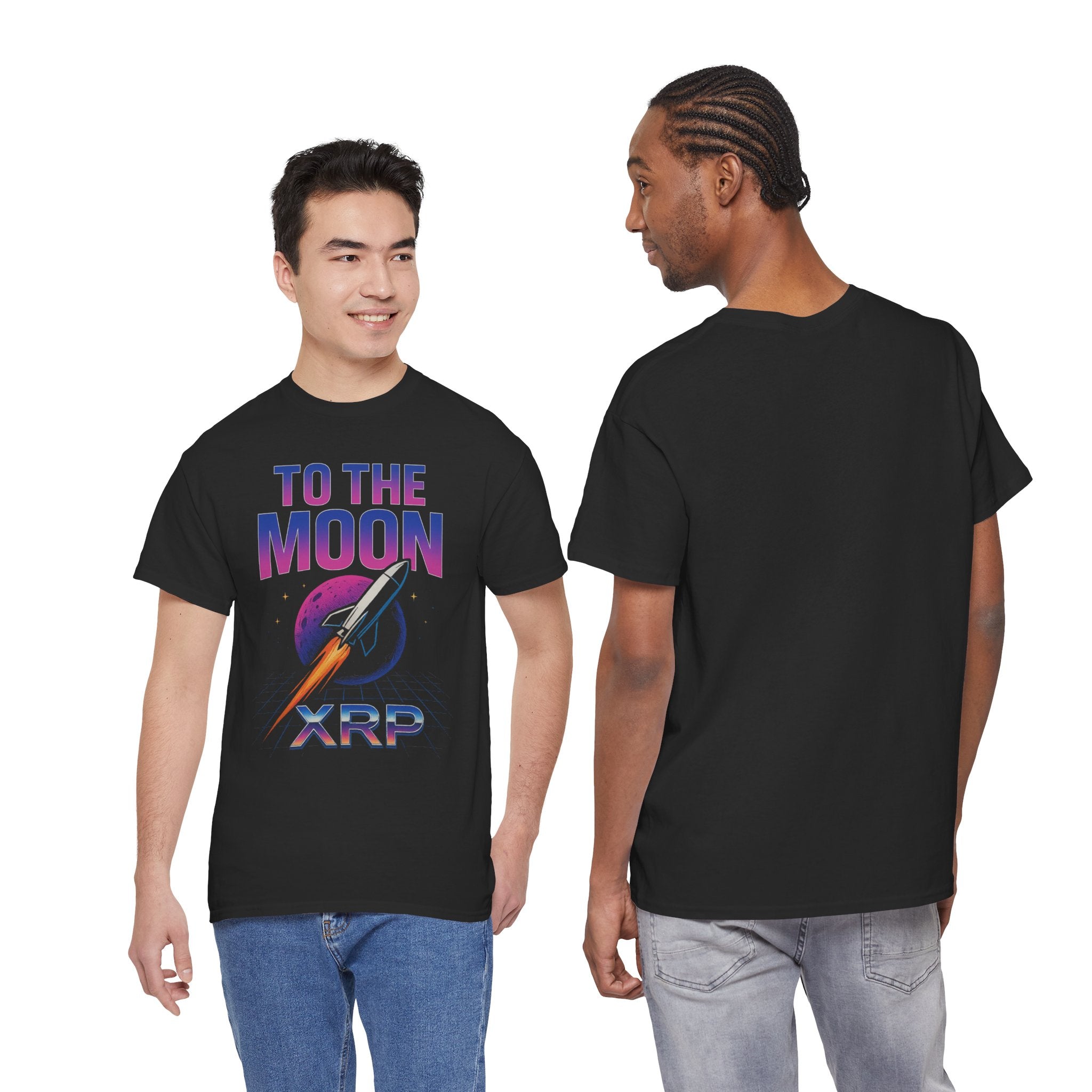 XRP 'To The Moon' T-Shirt — Crypto Investor Rocket Tee