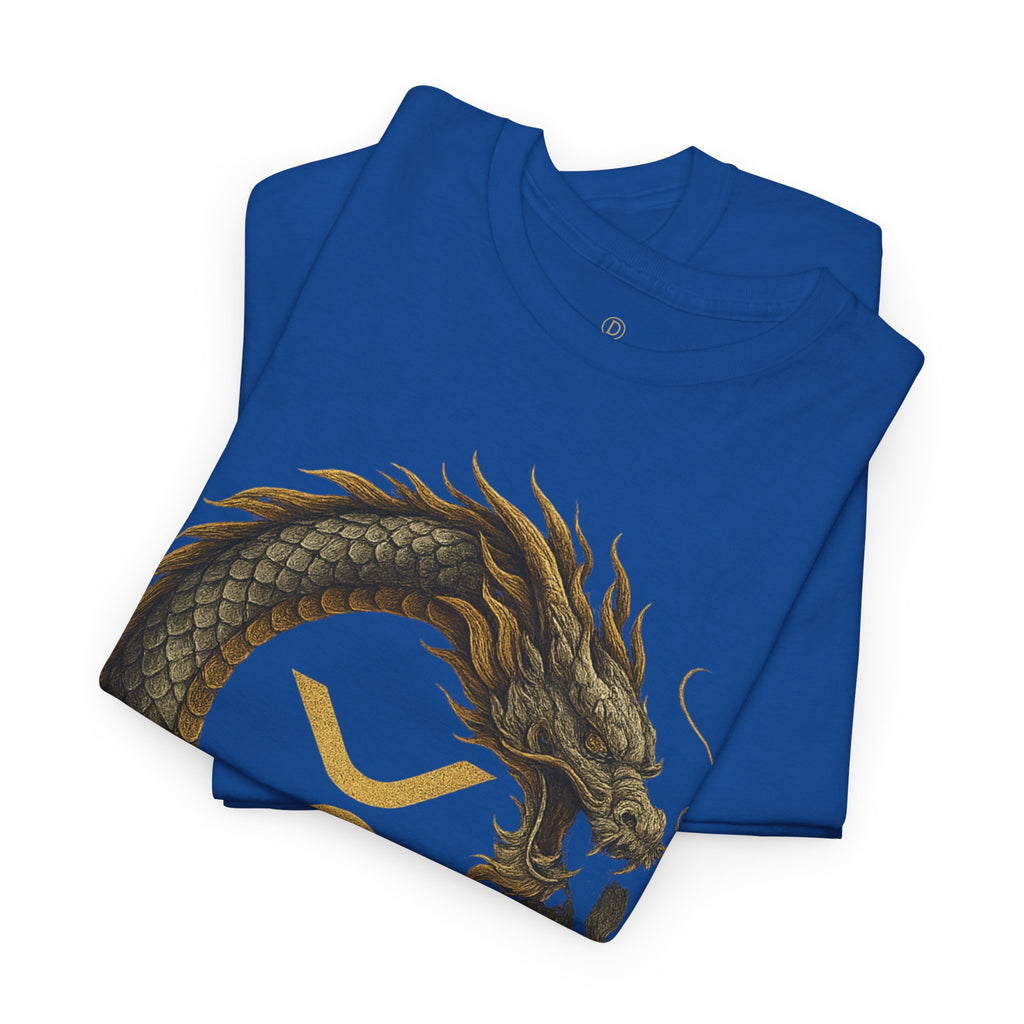 Dragon XRP Logo T-Shirt — Crypto XRP Circle Dragon Graphic Tee