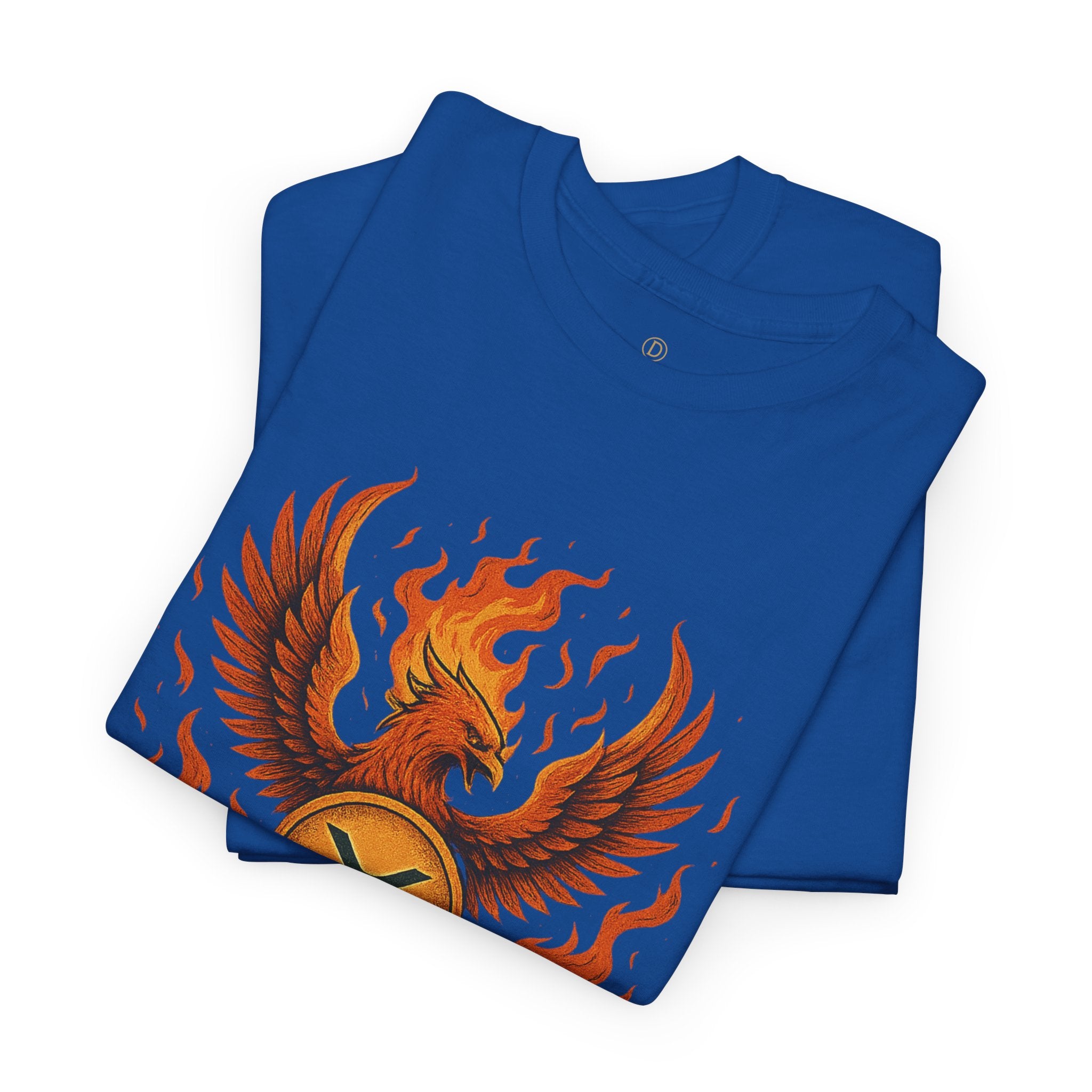 Phoenix Coin T‑Shirt — Fiery Phoenix Crypto Logo Tee