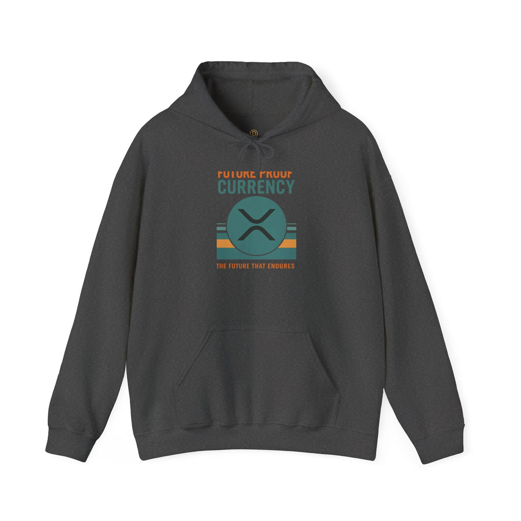 Ripple Crypto Hoodie – “Future Proof Currency” Retro Logo Sweatshirt