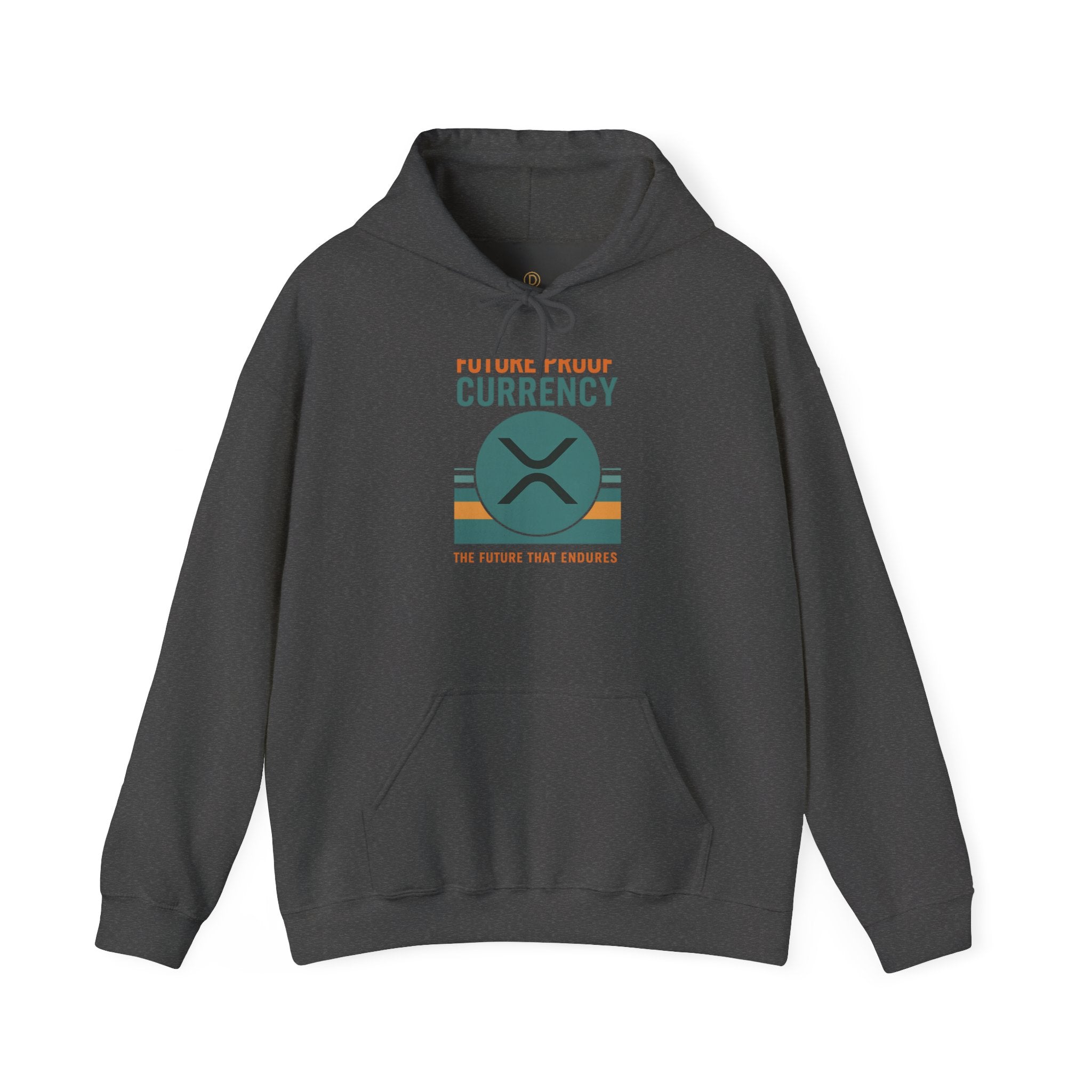 Ripple Crypto Hoodie – “Future Proof Currency” Retro Logo Sweatshirt