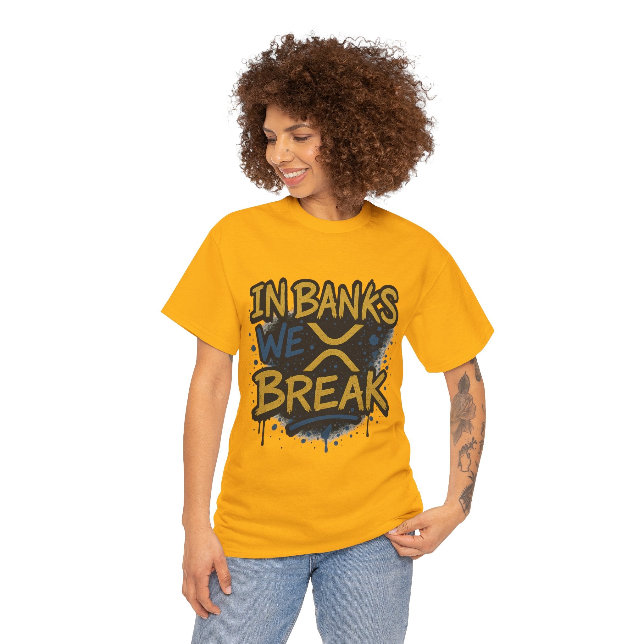 Ripple 'In Banks We Break' Graphic Tee — Crypto XRP Streetwear