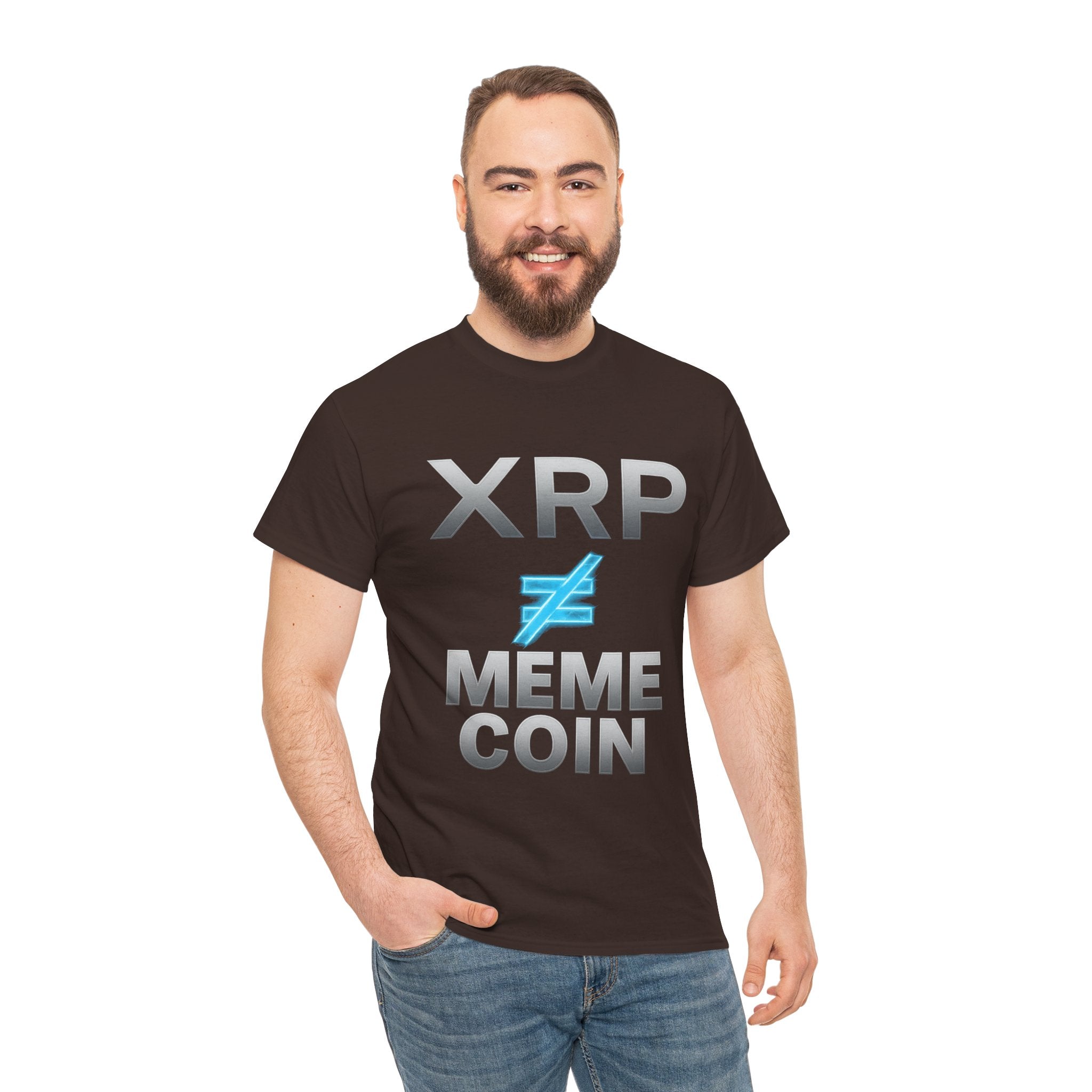 XRP ≠ Meme Coin T-Shirt — Crypto Investor Statement Tee