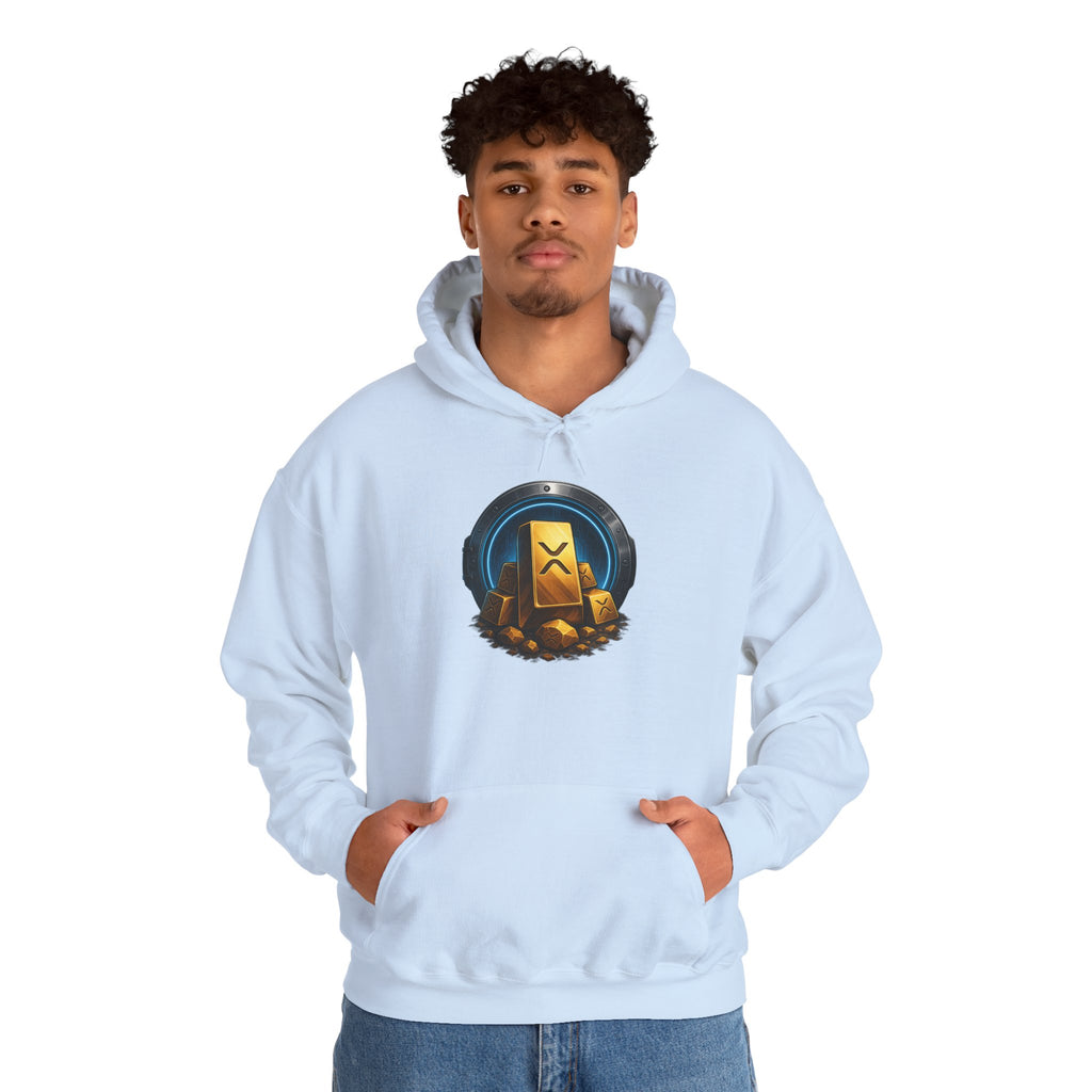 Gaming Treasure Hoodie — Gold Loot Chest Emblem
