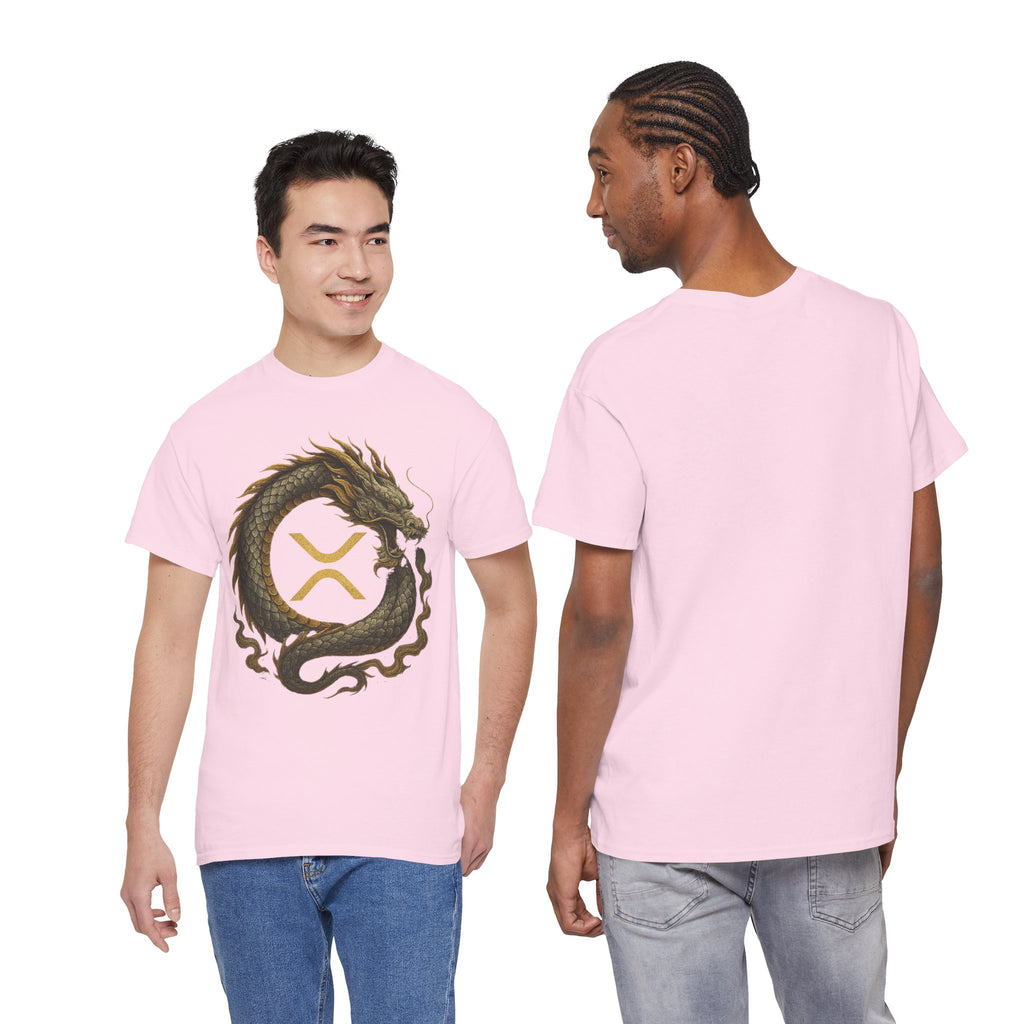 Dragon XRP Logo T-Shirt — Crypto XRP Circle Dragon Graphic Tee