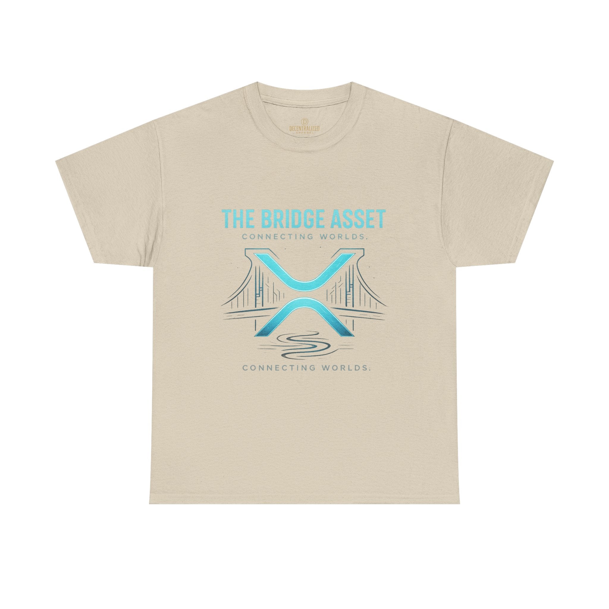 The Bridge Asset Tee – 'Connecting Worlds' Crypto Ripple X Logo T-Shirt