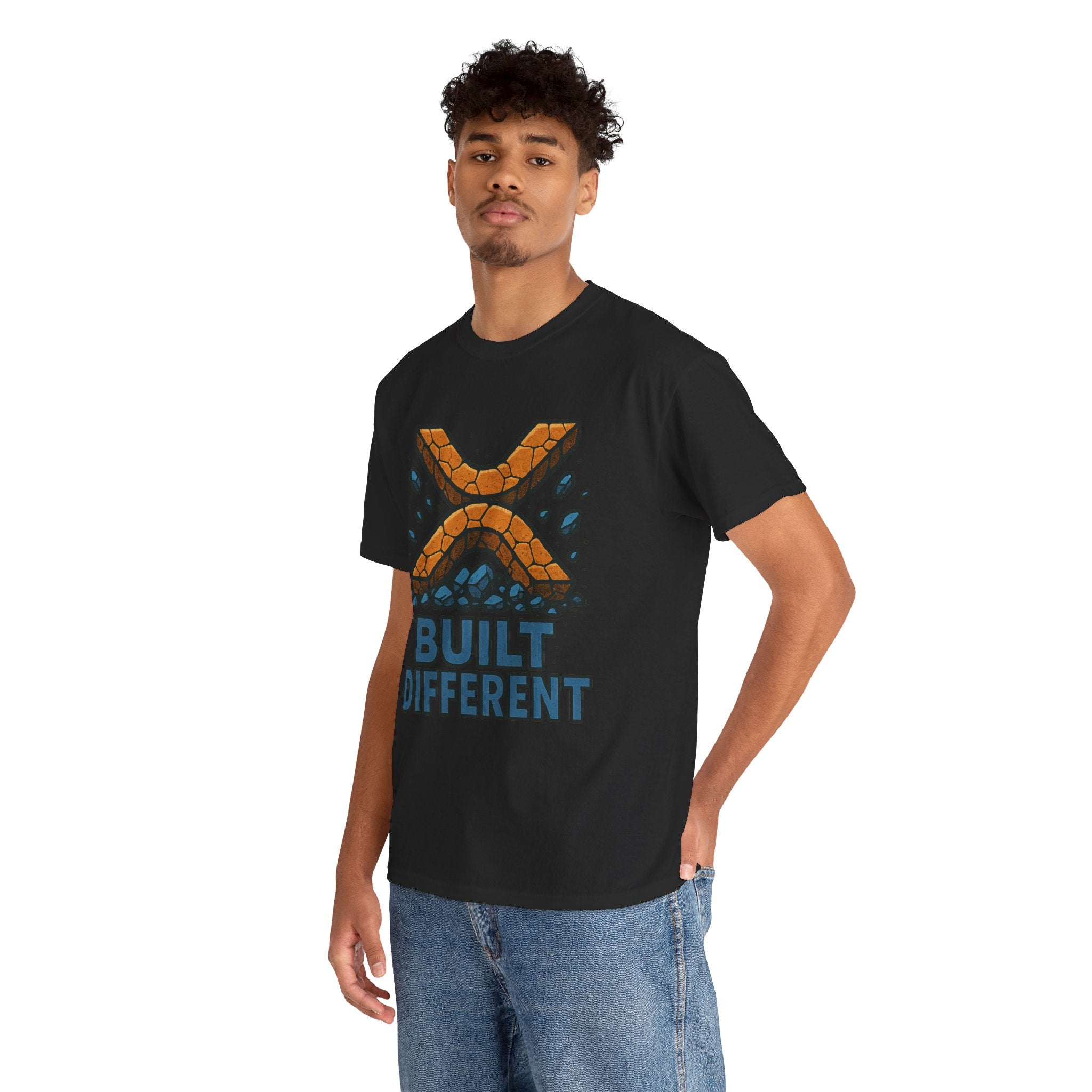 Built Different T-Shirt — Rugged Crypto X Design Tee