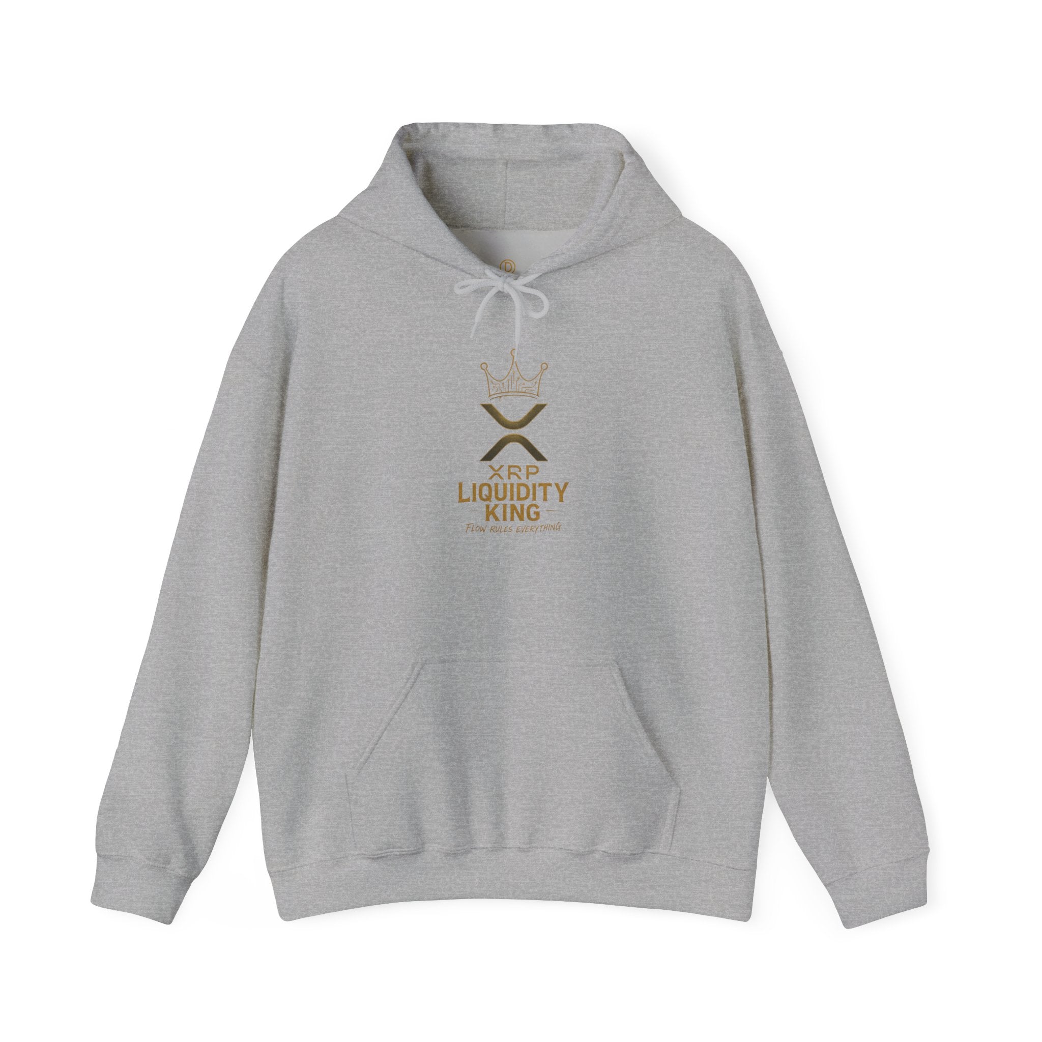 XRP Liquidity King Hoodie — Crypto Logo Pullover for Traders & Investors