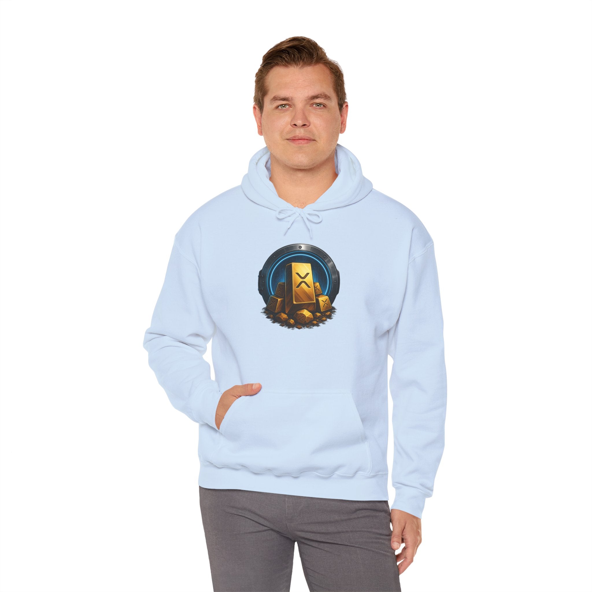 Gaming Treasure Hoodie — Gold Loot Chest Emblem