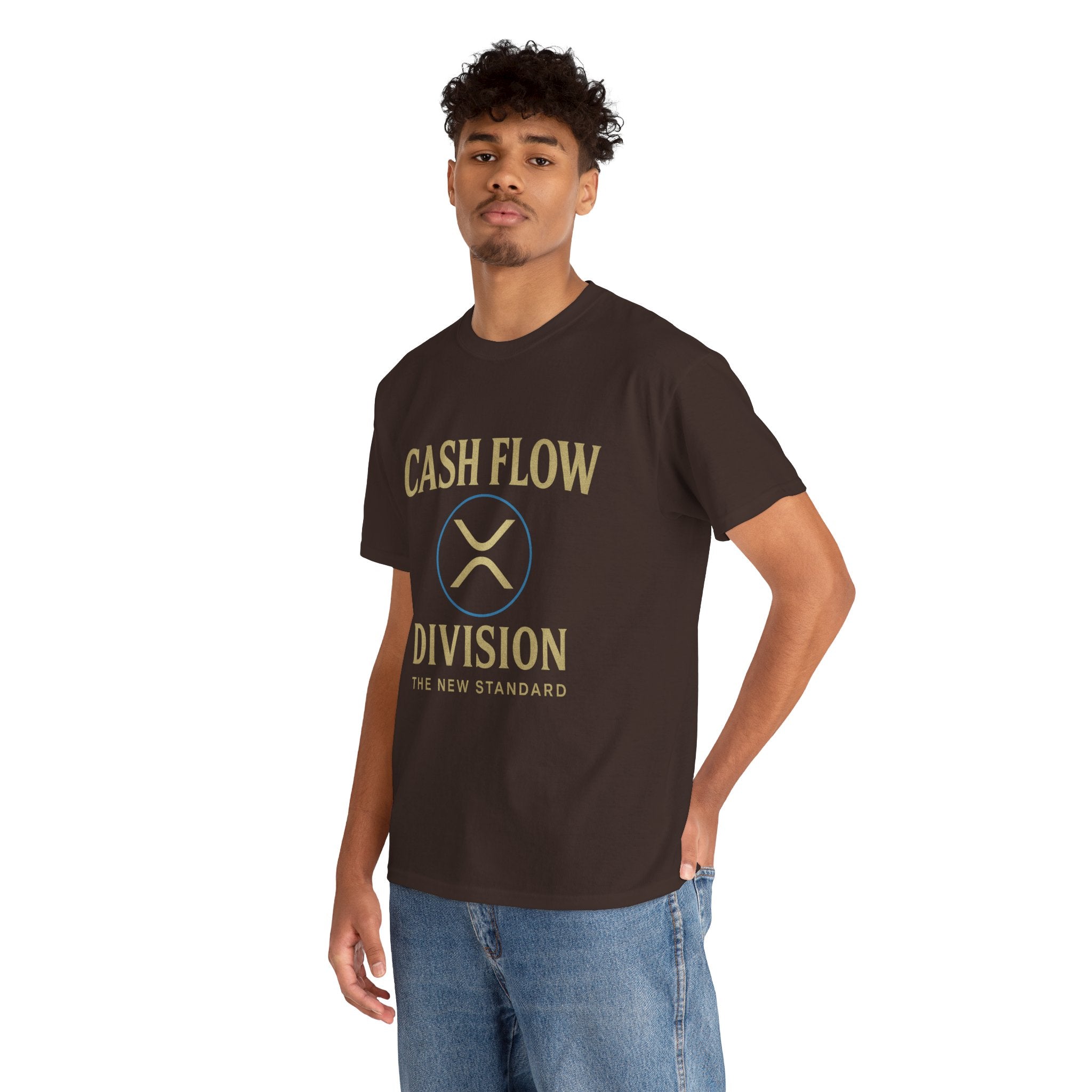 Cash Flow Division Tee — "The New Standard" Graphic T-Shirt