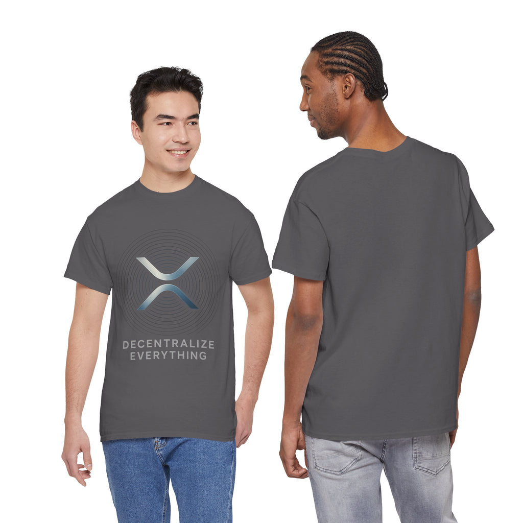 XRP 'Decentralize Everything' Tee - Crypto Logo T-Shirt