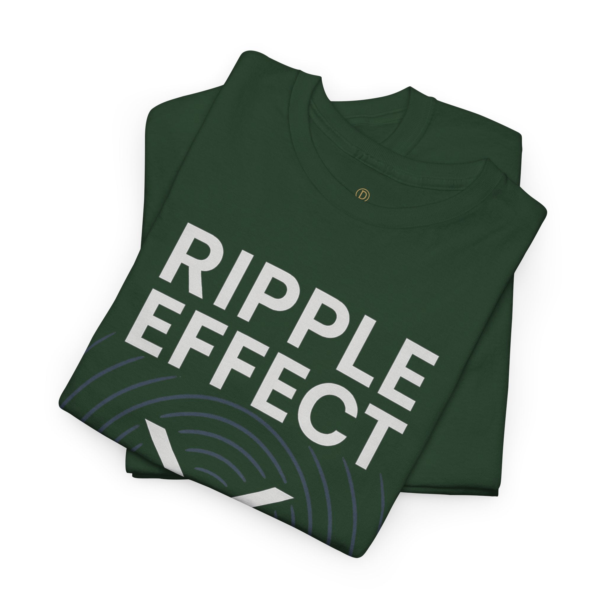 Ripple Effect XRP Tee — Minimal Cryptocurrency Logo T-Shirt