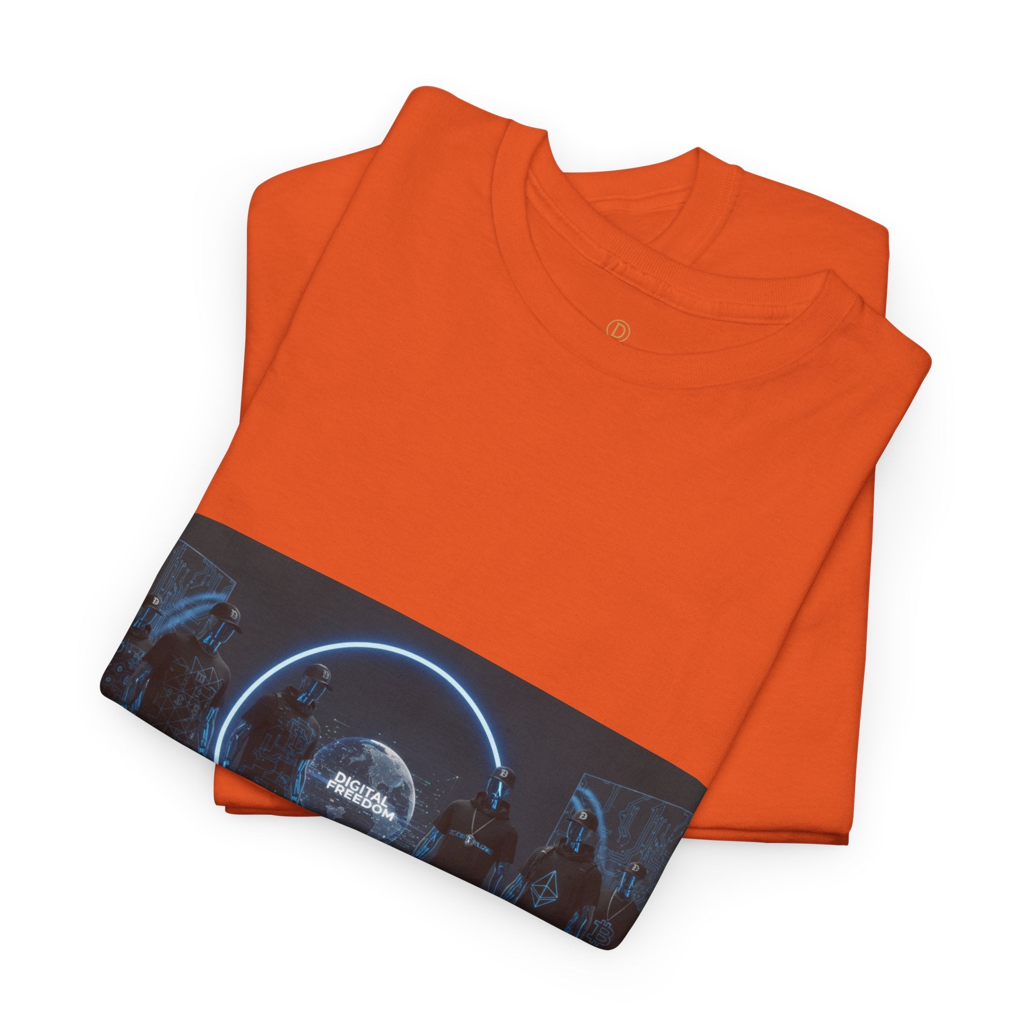 Sci‑Fi Portal Graphic Tee — Futuristic Neon Crew T-Shirt