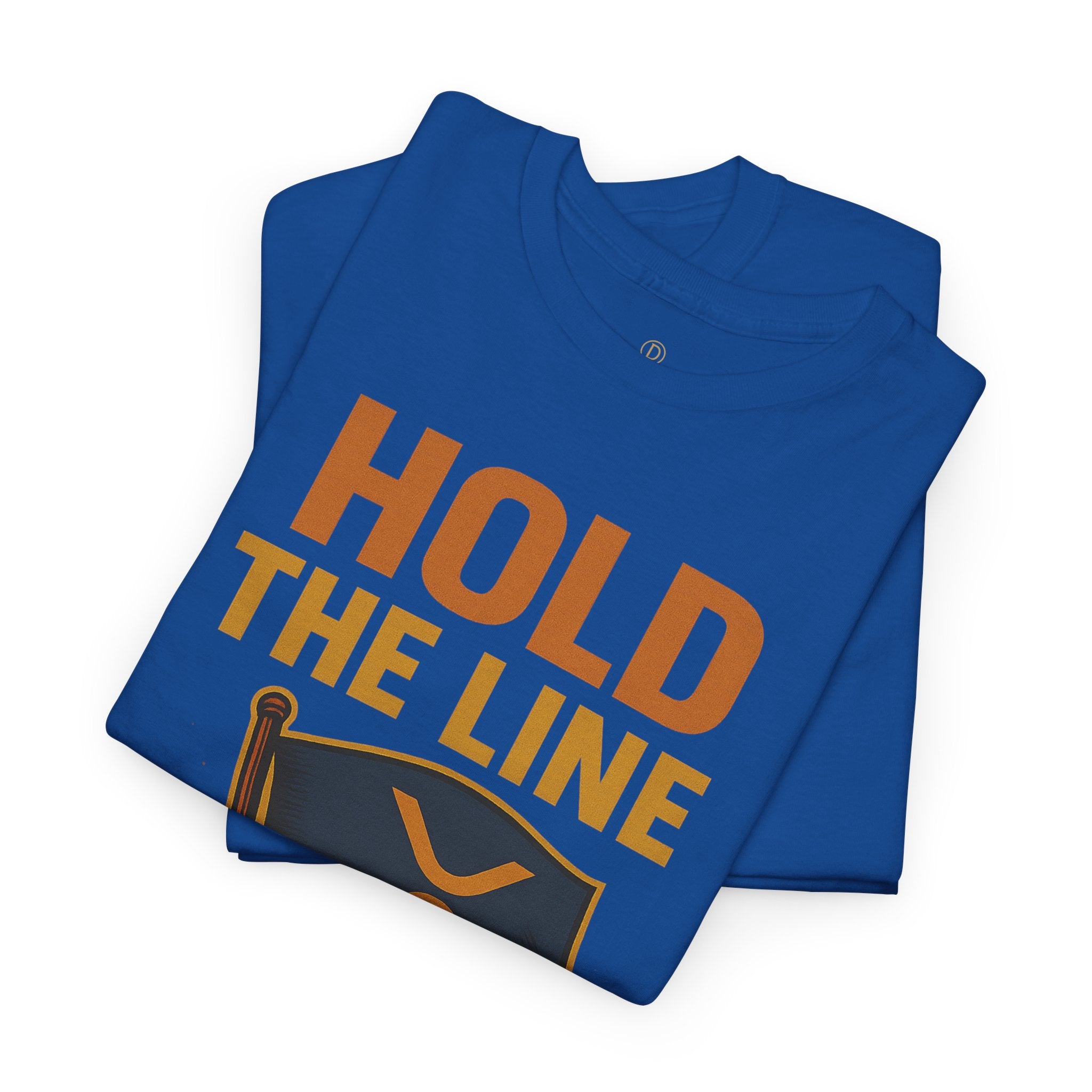 Hold The Line Tee — Bold Flag Graphic Cryptocurrency XRP Shirt