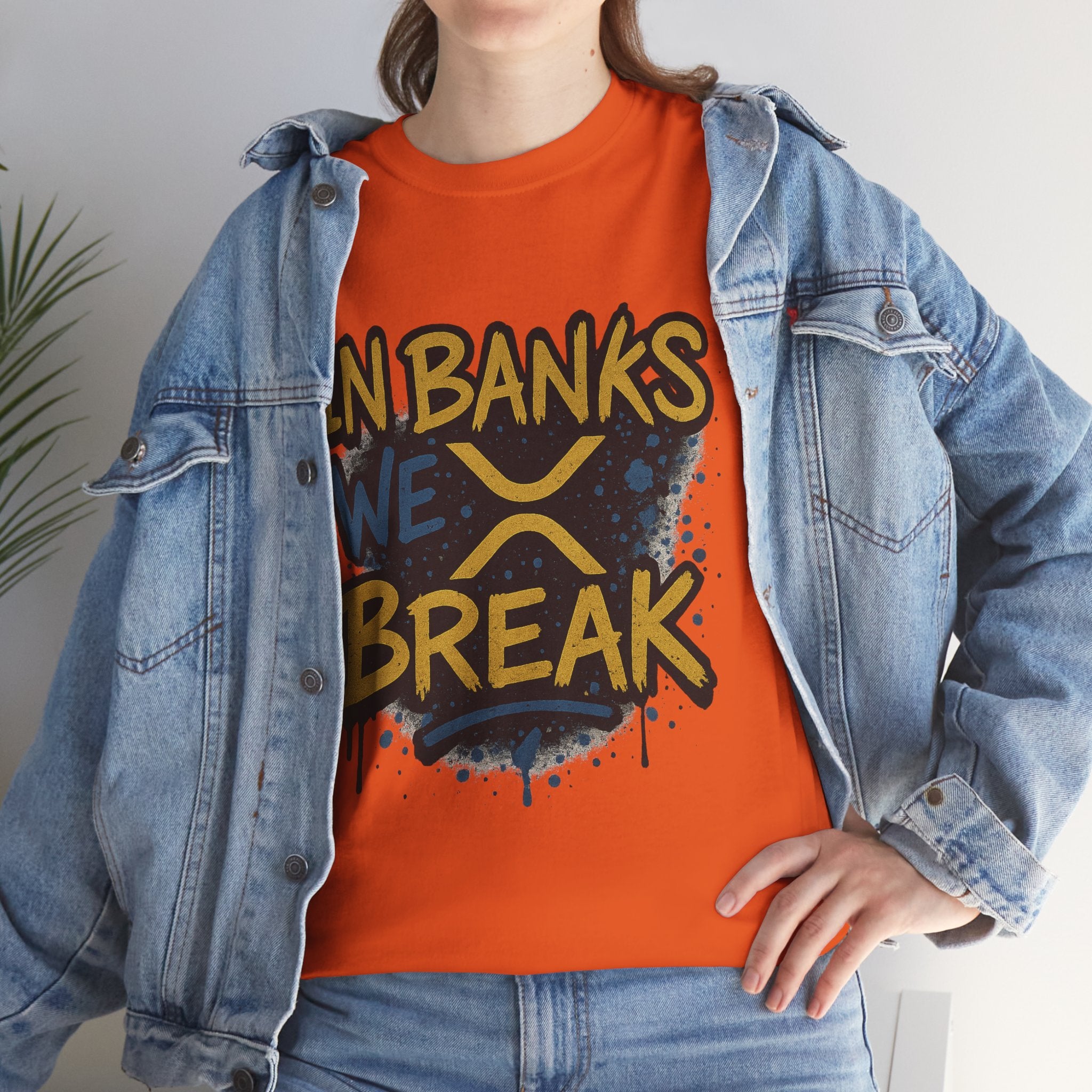 Ripple 'In Banks We Break' Graphic Tee — Crypto XRP Streetwear