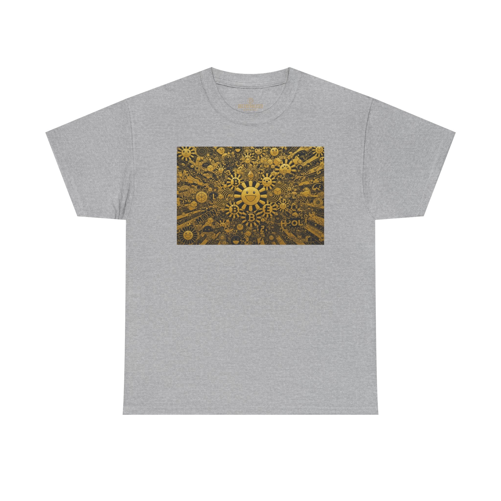 Sunflower Burst T‑Shirt — Golden Sunflower Pattern Tee