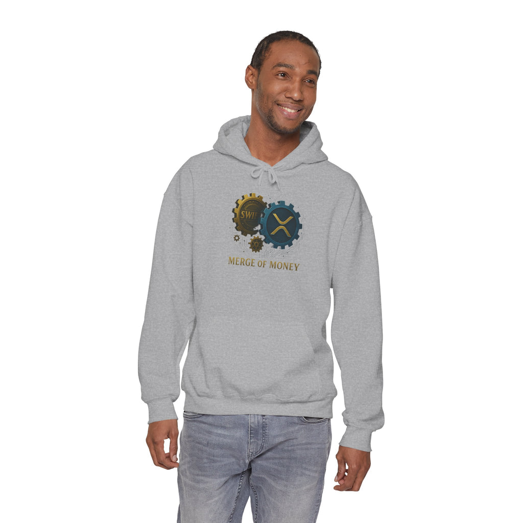 Merge of Money Hoodie — Financial Gears Graphic Pullover