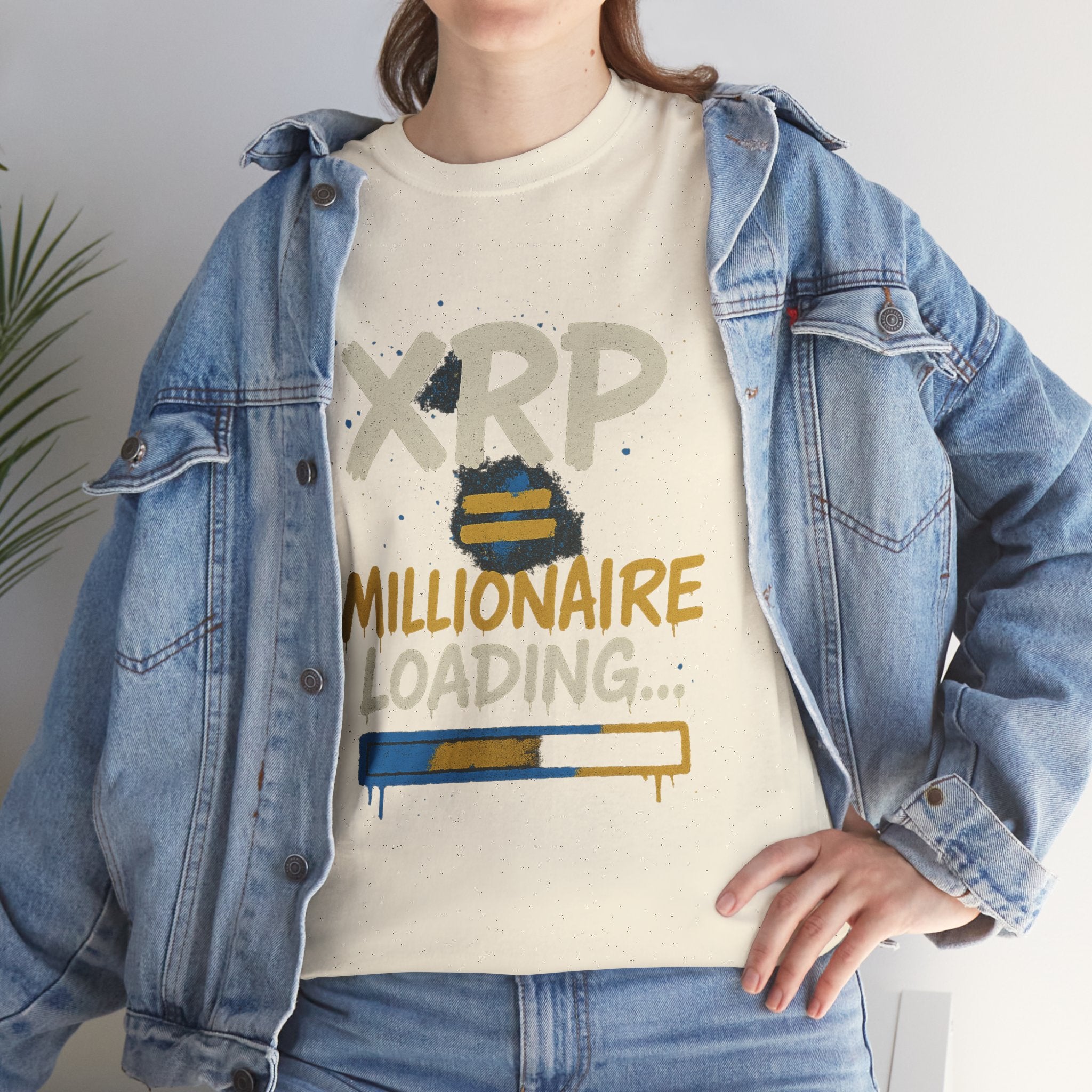 XRP Millionaire Loading T-Shirt — Crypto Investor Progress Tee