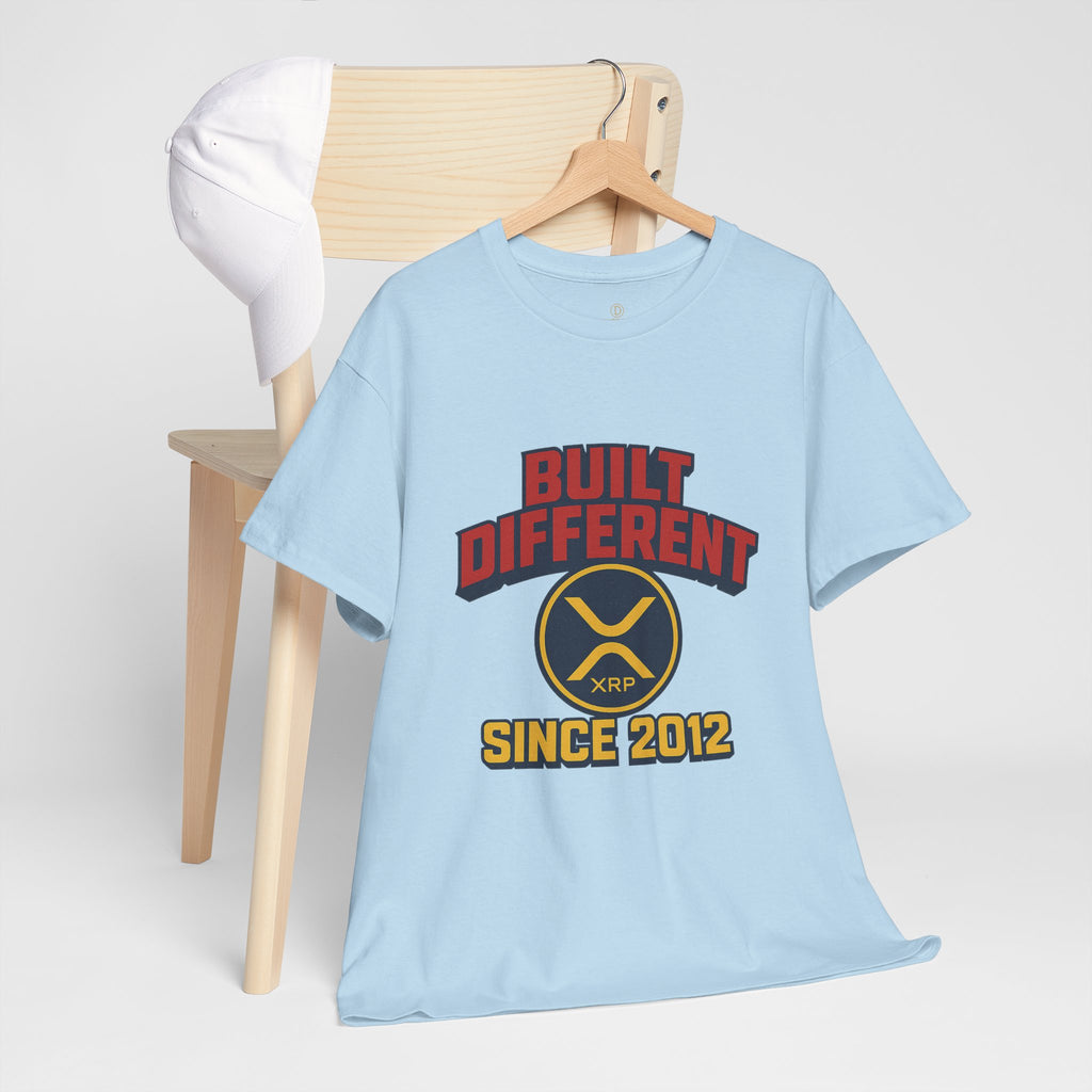 Built Different Since 2012 T-Shirt – Retro XRP Logo Tee