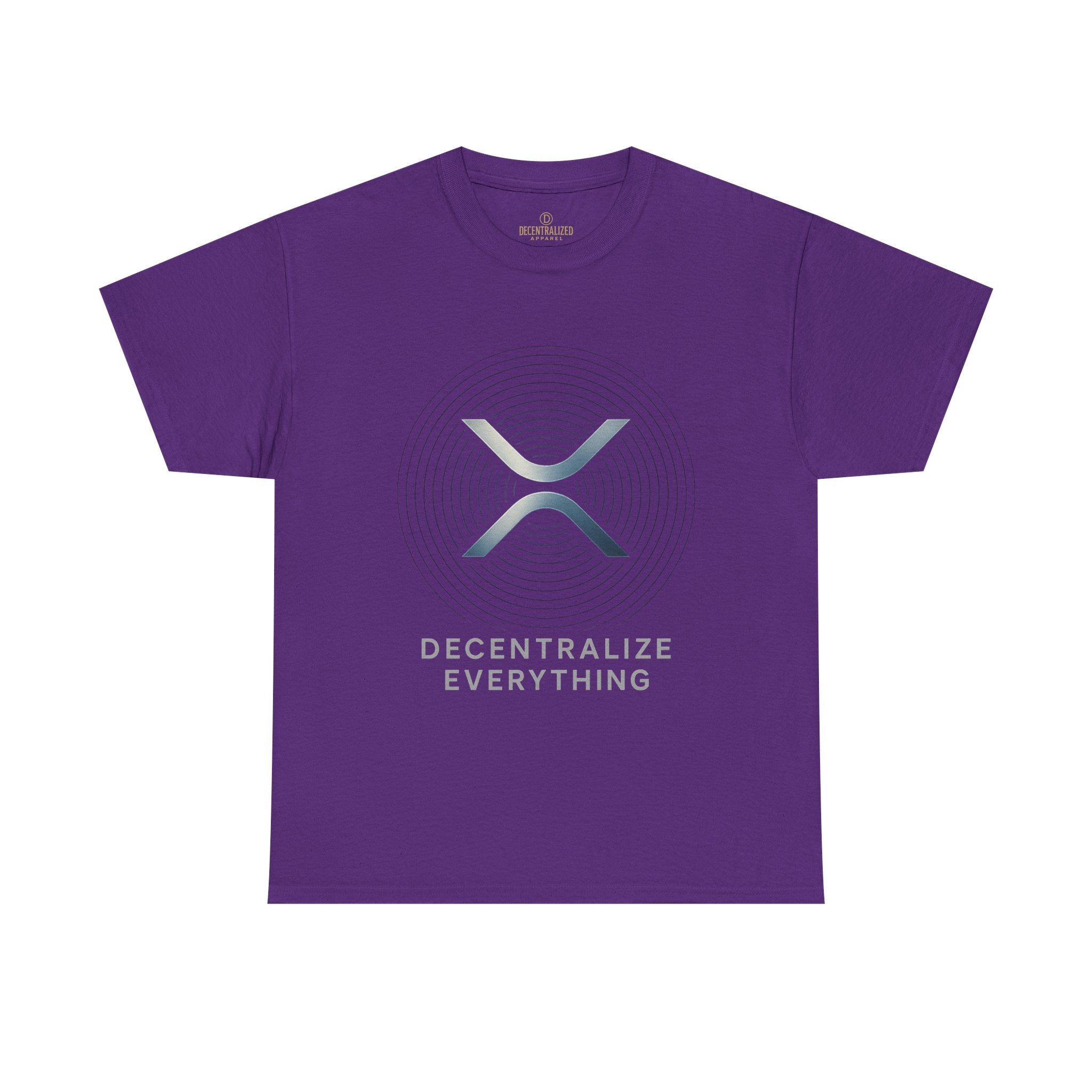 XRP 'Decentralize Everything' Tee - Crypto Logo T-Shirt