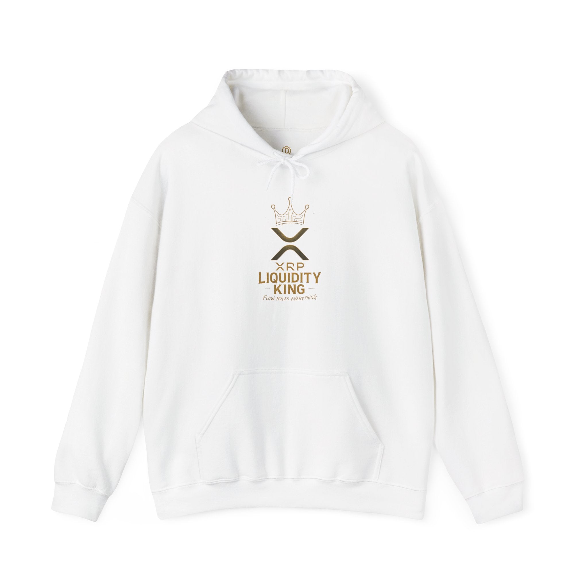XRP Liquidity King Hoodie — Crypto Logo Pullover for Traders & Investors