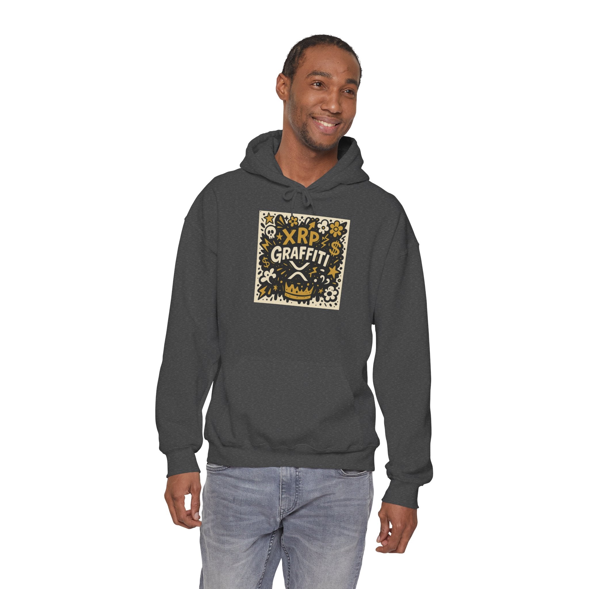 XRP Graffiti Hoodie – Street Art Crypto Sweatshirt