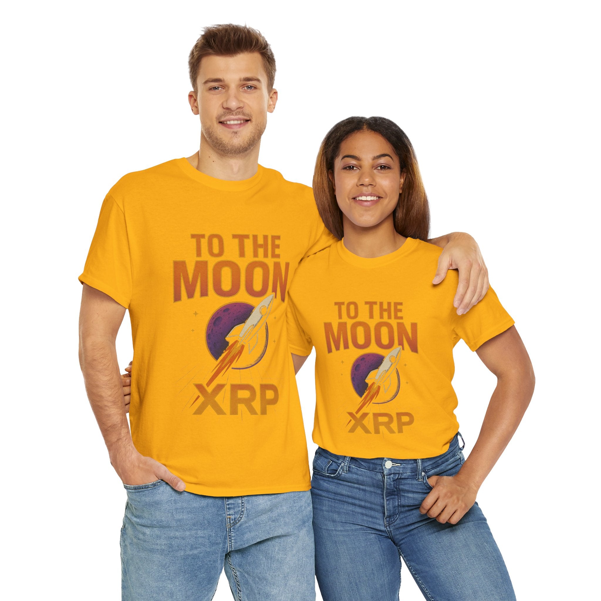XRP To The Moon Tee — Cryptocurrency Investor Rocket Shirt