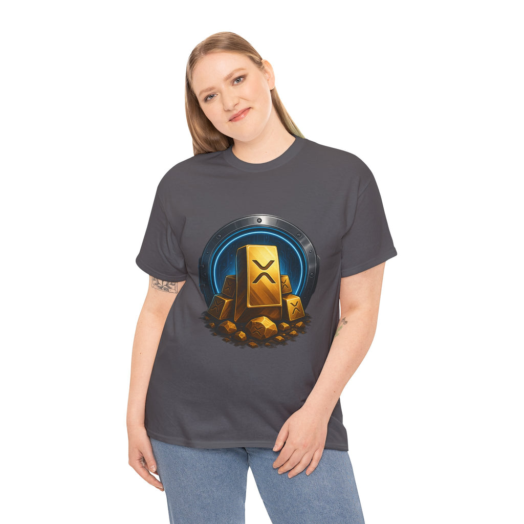 Crypto Gold Bars T-Shirt — Ripple (XRP) Stack Graphic Tee