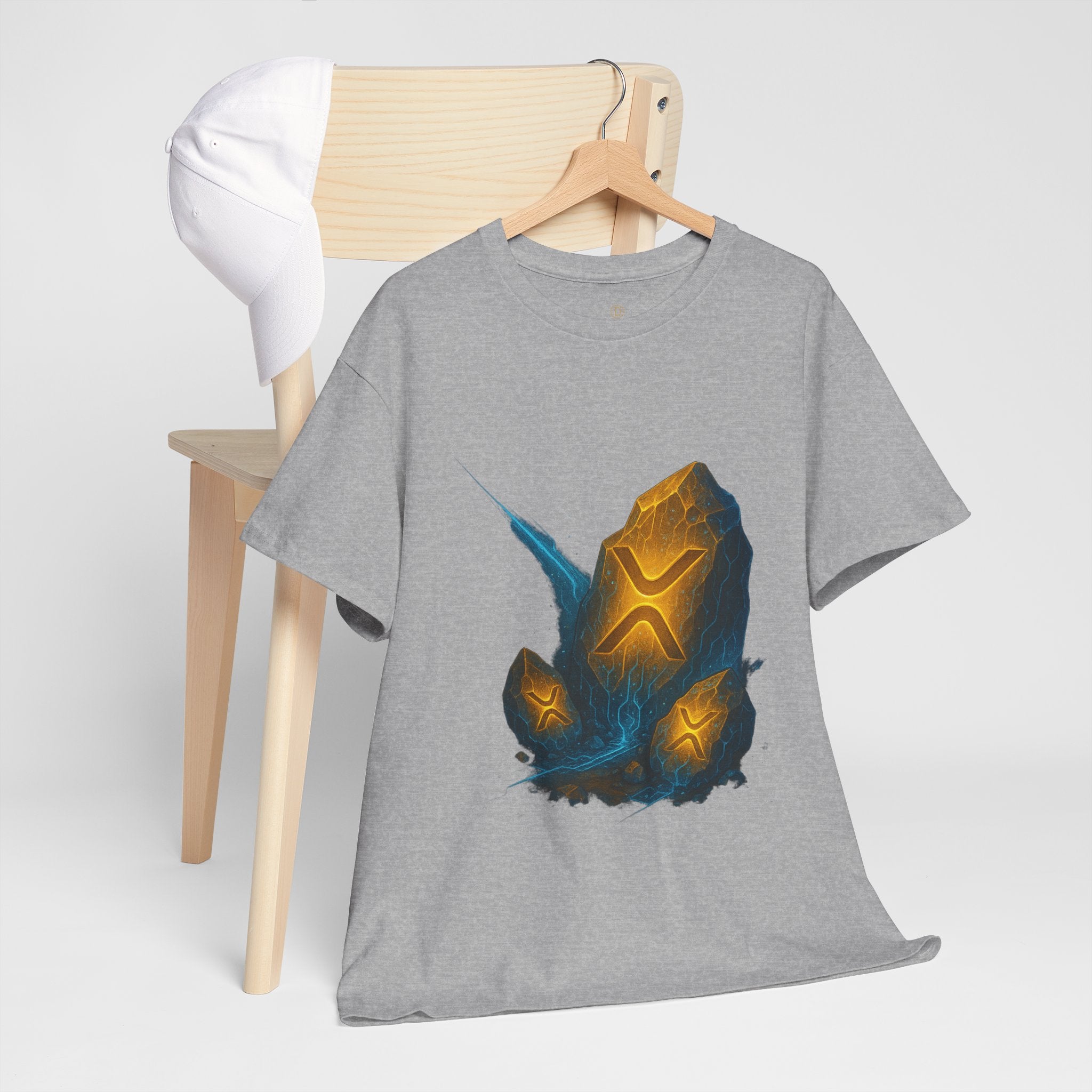 Rune Stone Graphic Tee — Glowing Mystic Rock T-Shirt