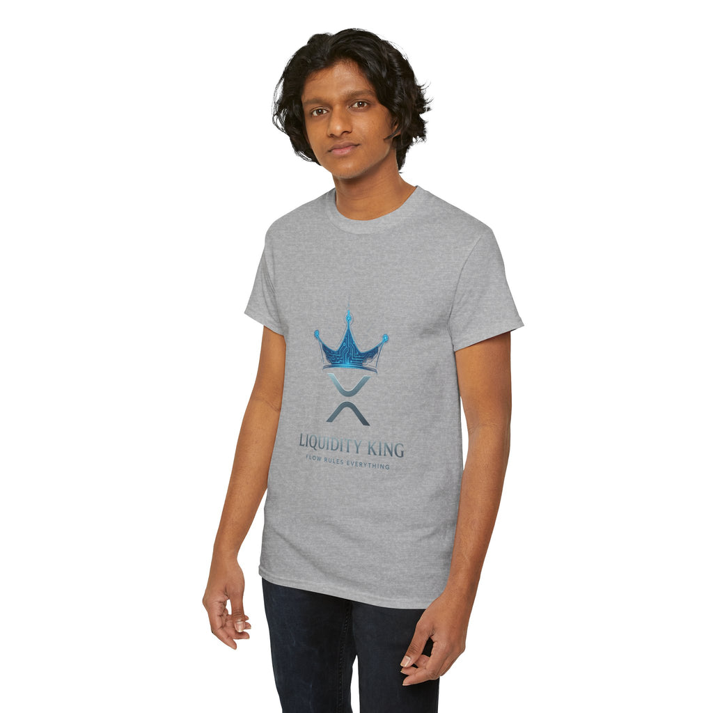 RIPPLE Liquidity King T-Shirt — Crypto XRP Crown Tee