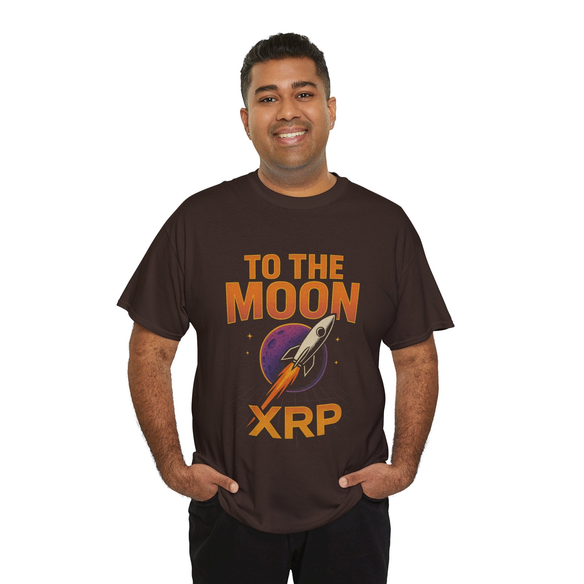 XRP To The Moon Tee — Cryptocurrency Investor Rocket Shirt