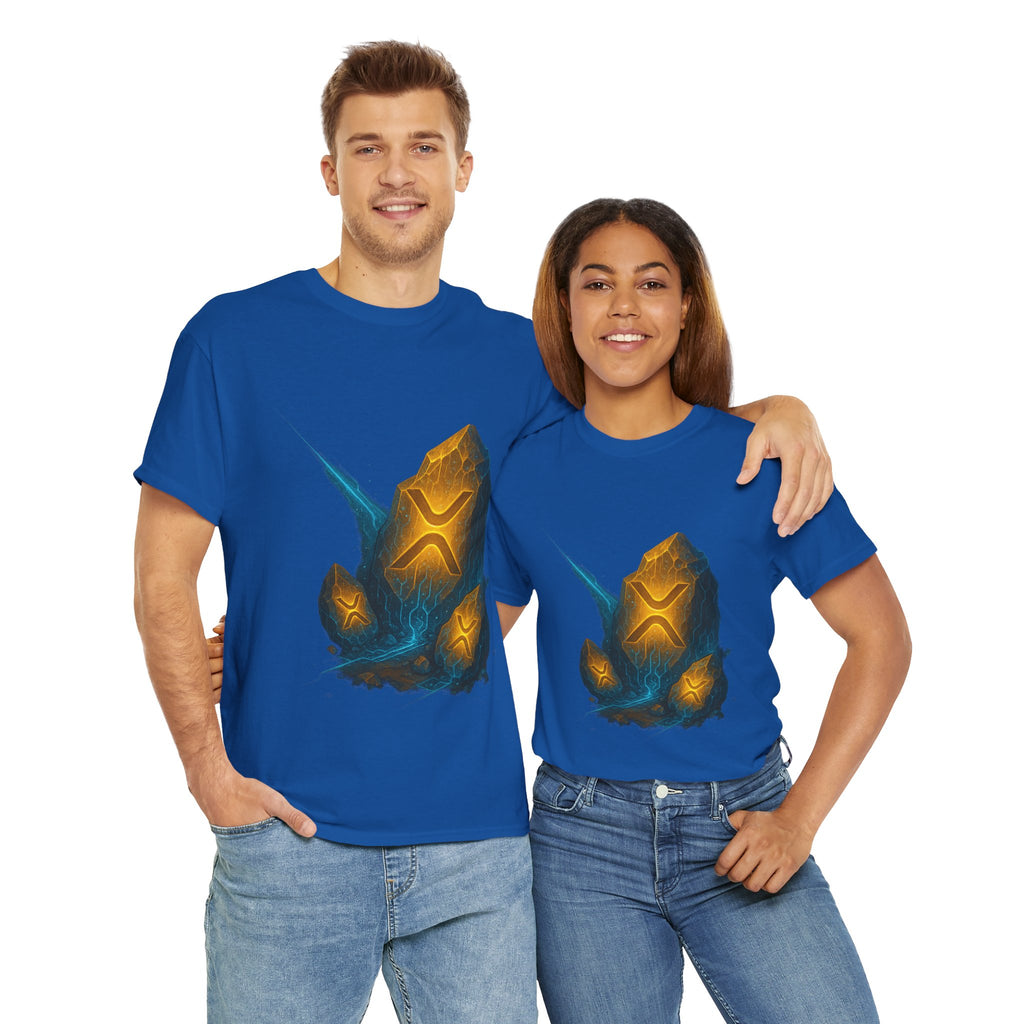 Rune Stone Graphic Tee — Glowing Mystic Rock T-Shirt