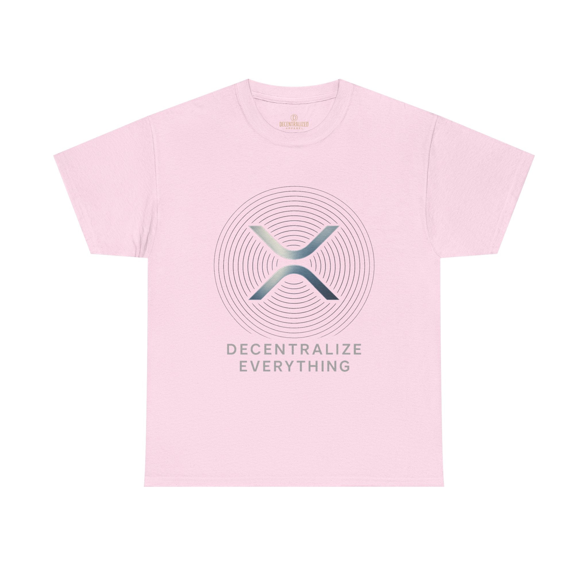 XRP 'Decentralize Everything' Tee - Crypto Logo T-Shirt