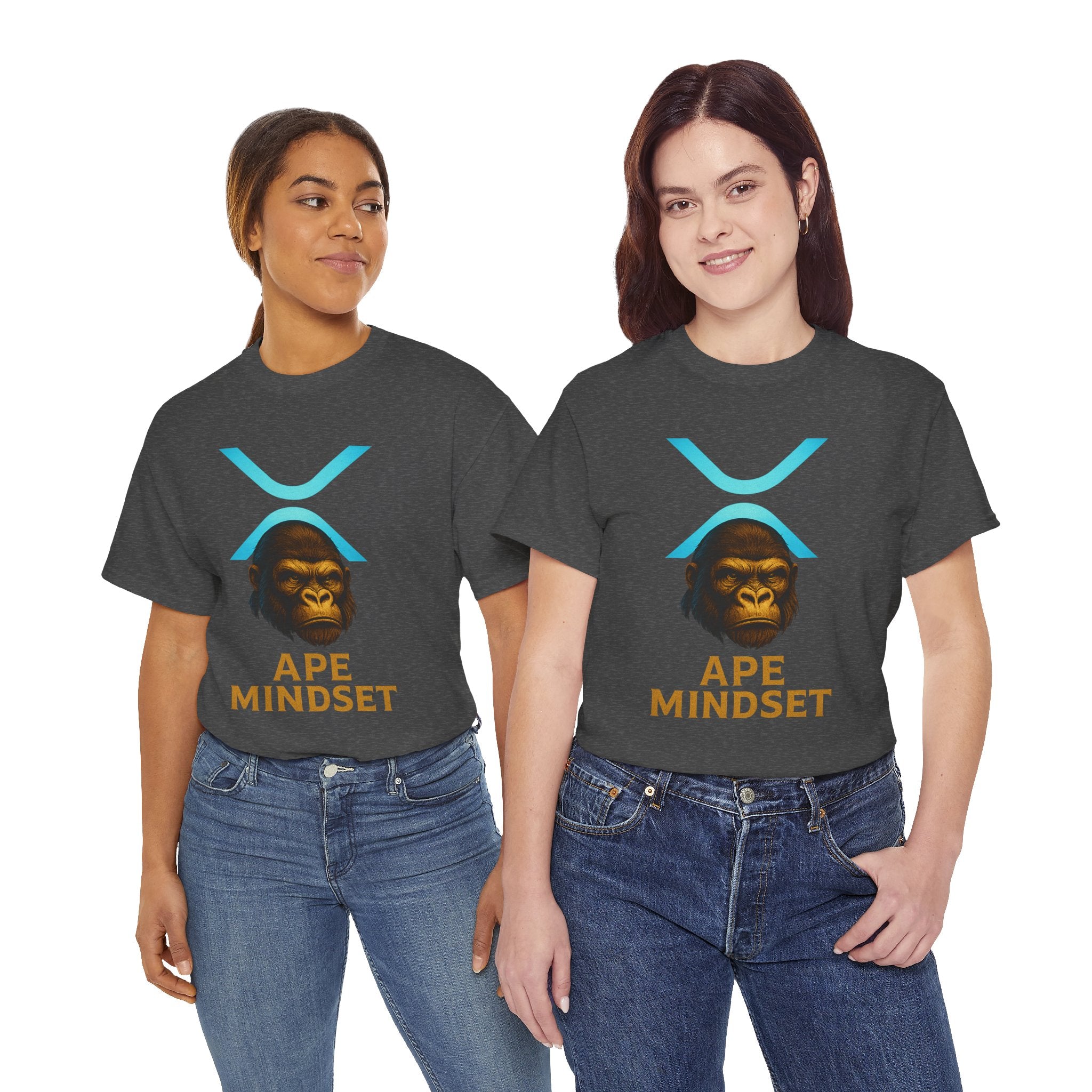Ape Mindset T-Shirt — Crypto XRP Ape Graphic Tee