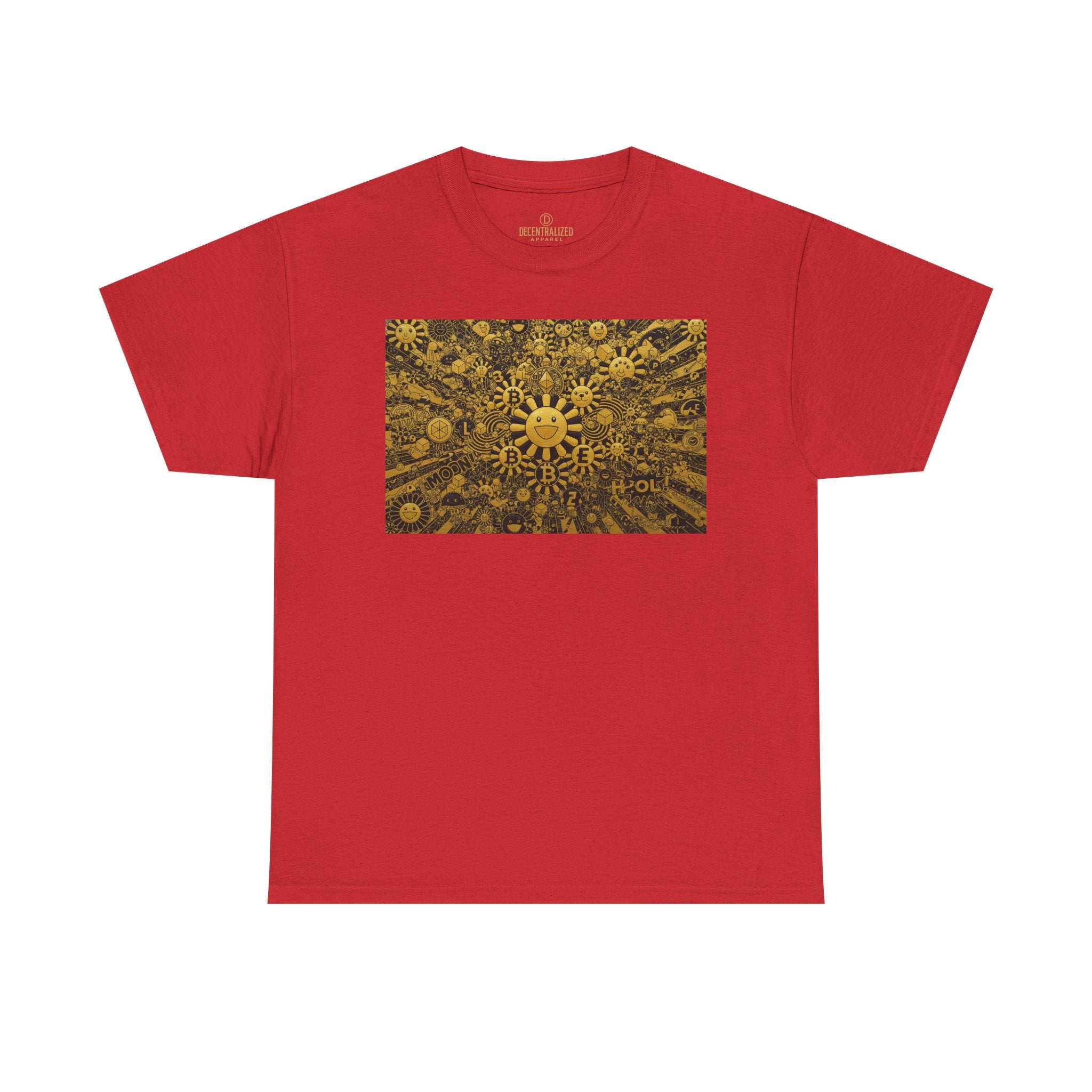 Sunflower Burst T‑Shirt — Golden Sunflower Pattern Tee