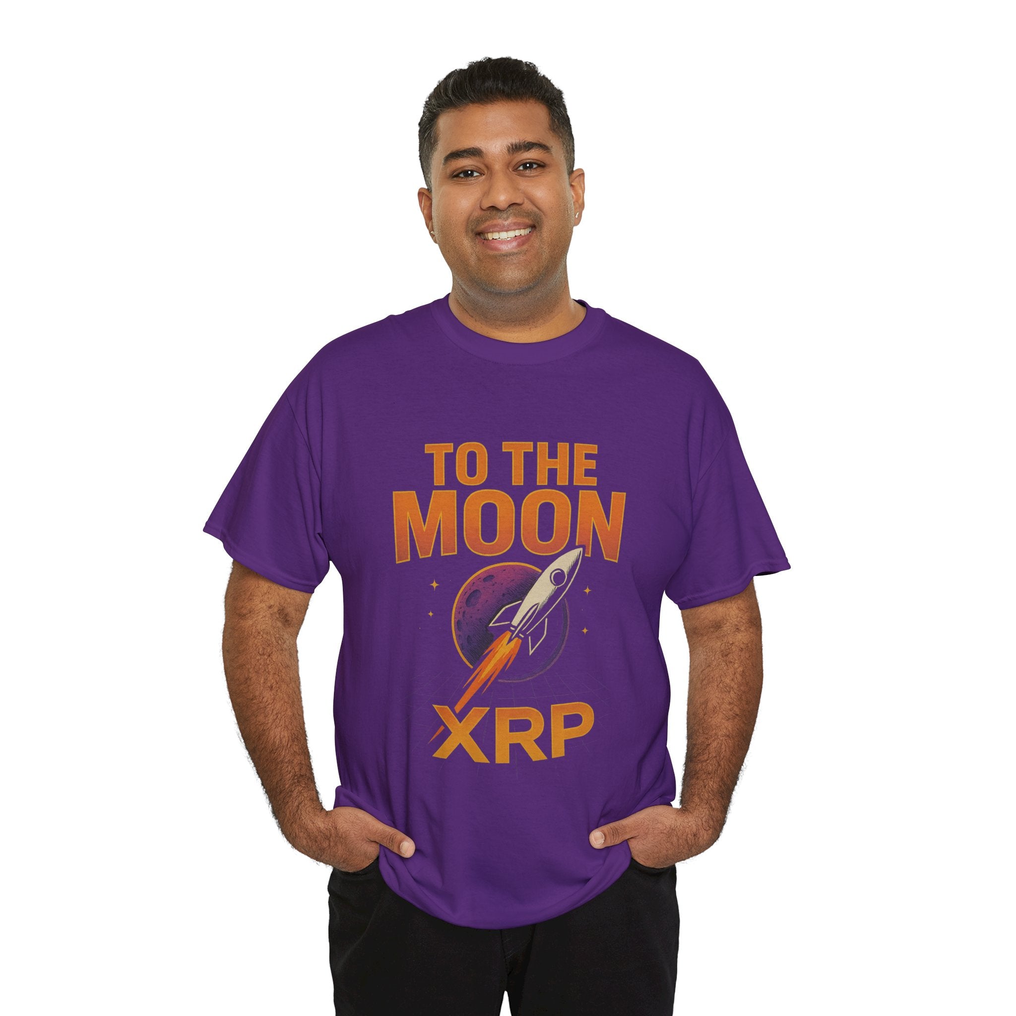 XRP To The Moon Tee — Cryptocurrency Investor Rocket Shirt