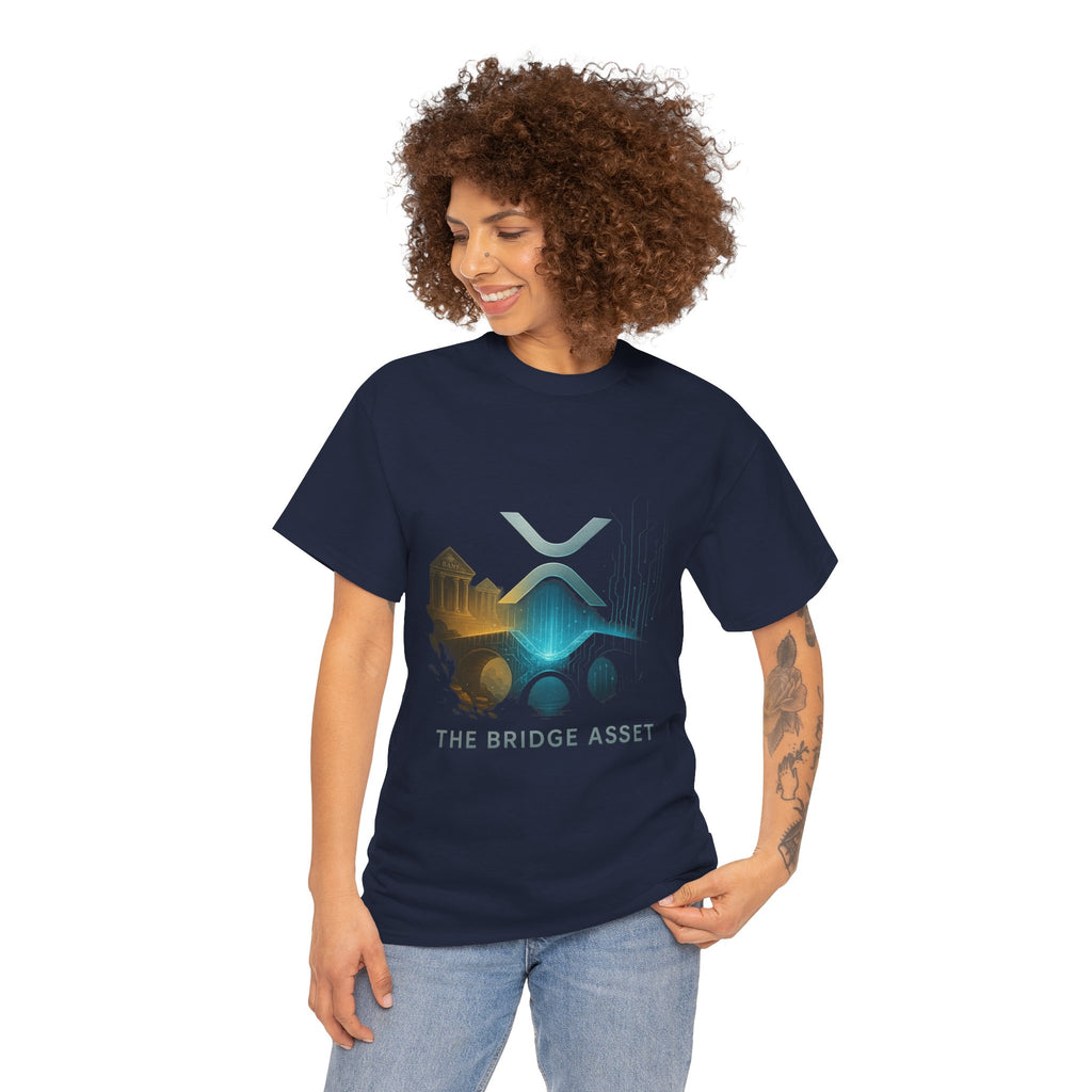 Ripple XRP Crypto Tee — 'The Bridge Asset' Logo T-Shirt