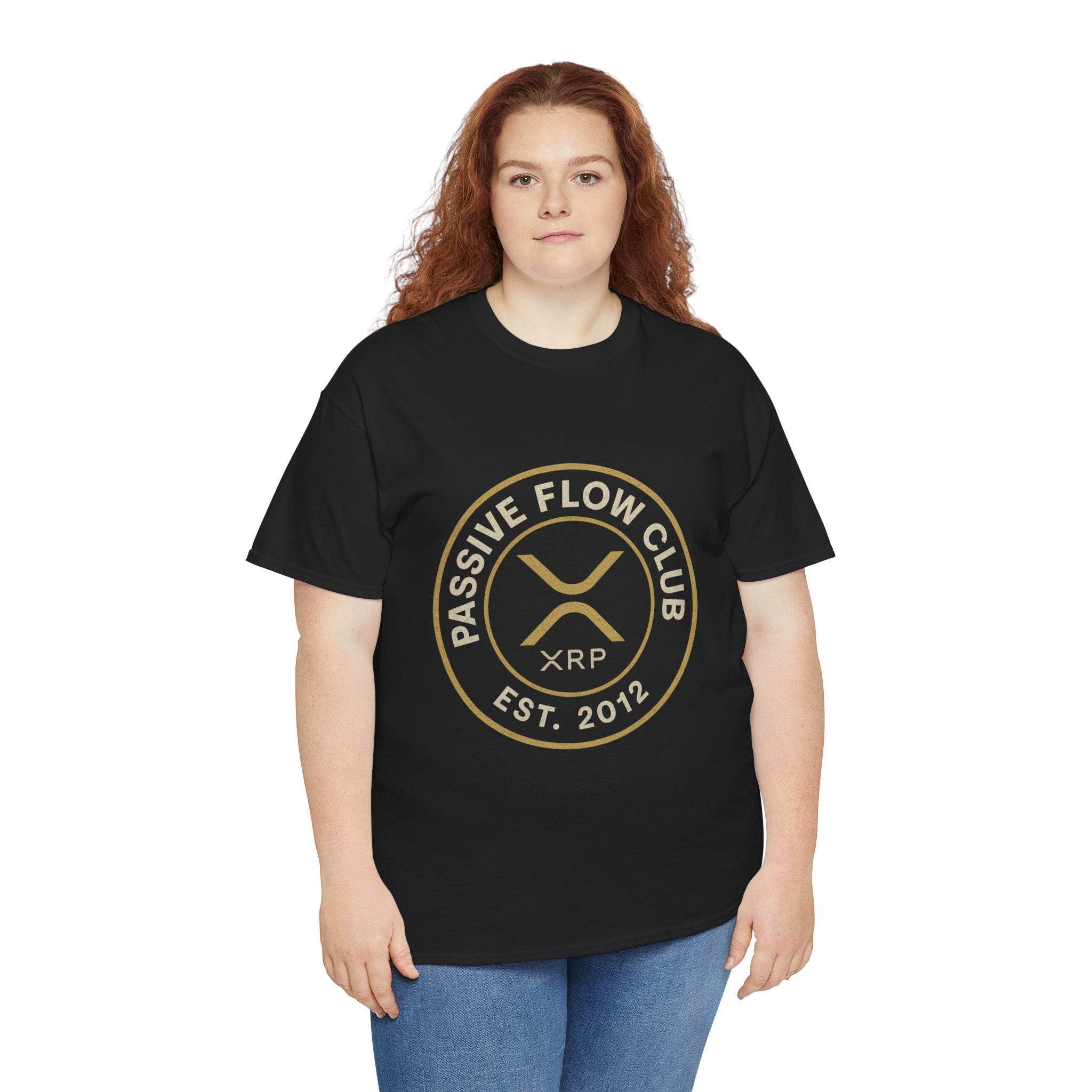 XRP Passive Flow Club T‑Shirt — Crypto Logo Tee (Est. 2012)