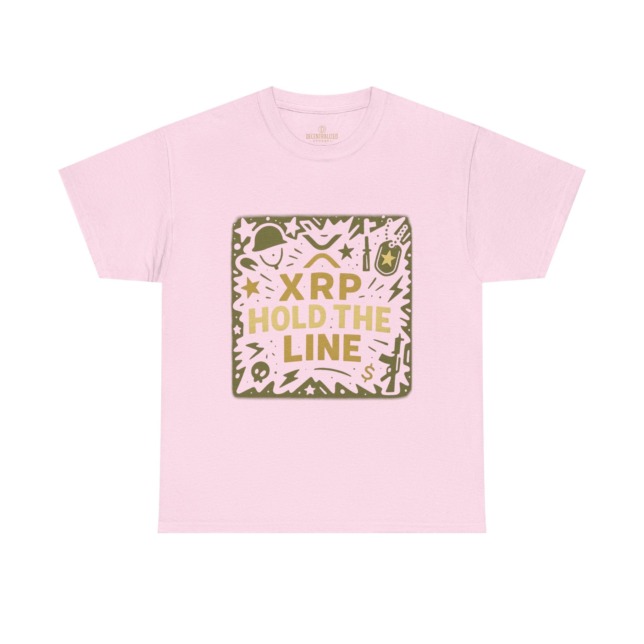 T-Shirt — XRP Hold The Line Crypto Graphic Tee