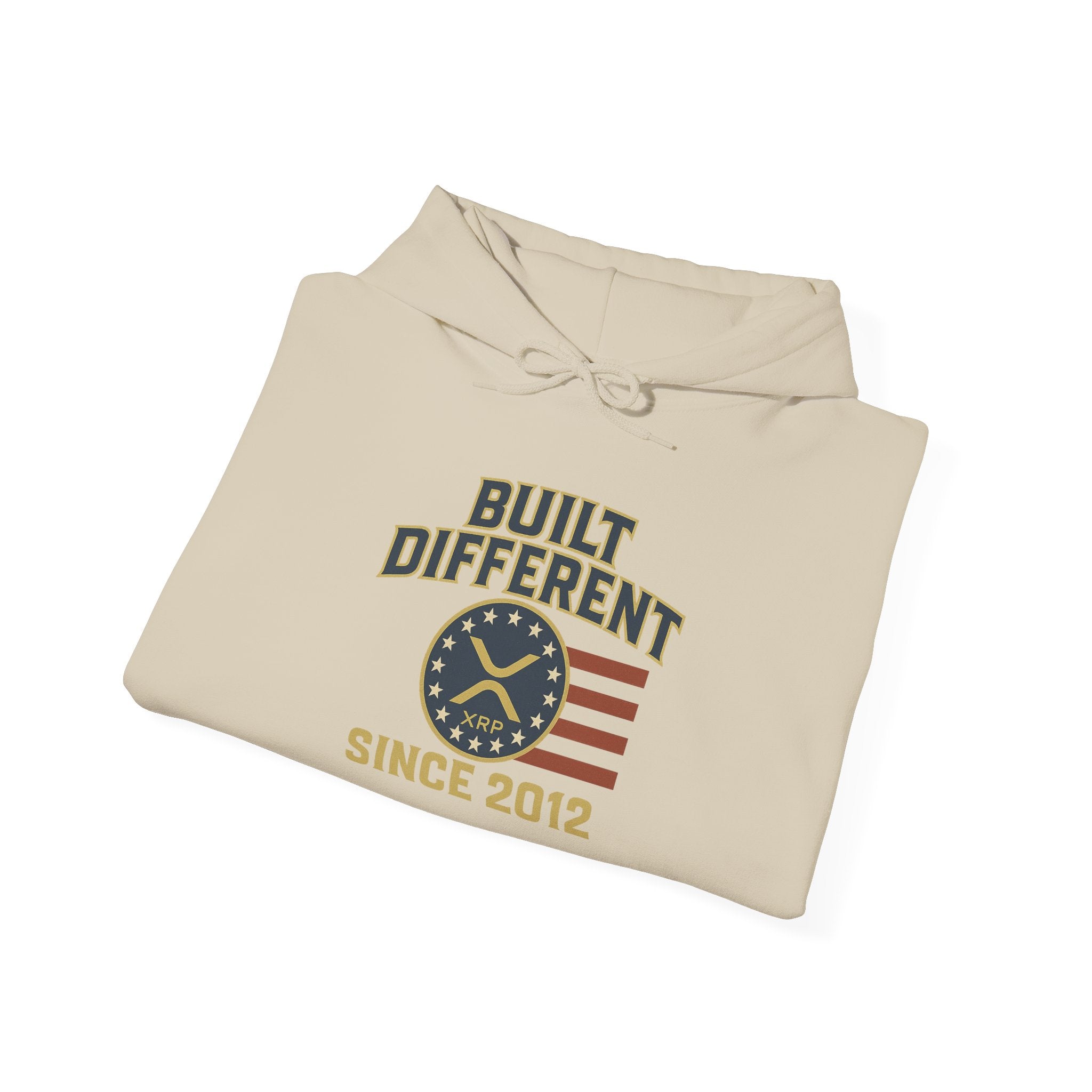 Built Different Hoodie • 'Built Different Since 2012' Patriotic Casual Pullover